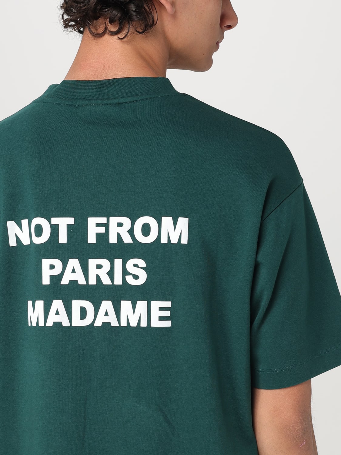 DRÔLE DE MONSIEUR CAMISETA: Camiseta hombre Drole De Monsieur, Verde - Img 4