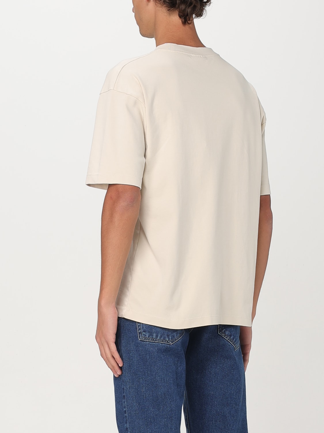 DRÔLE DE MONSIEUR T-SHIRT: T-shirt men Drole De Monsieur, Beige - Img 2