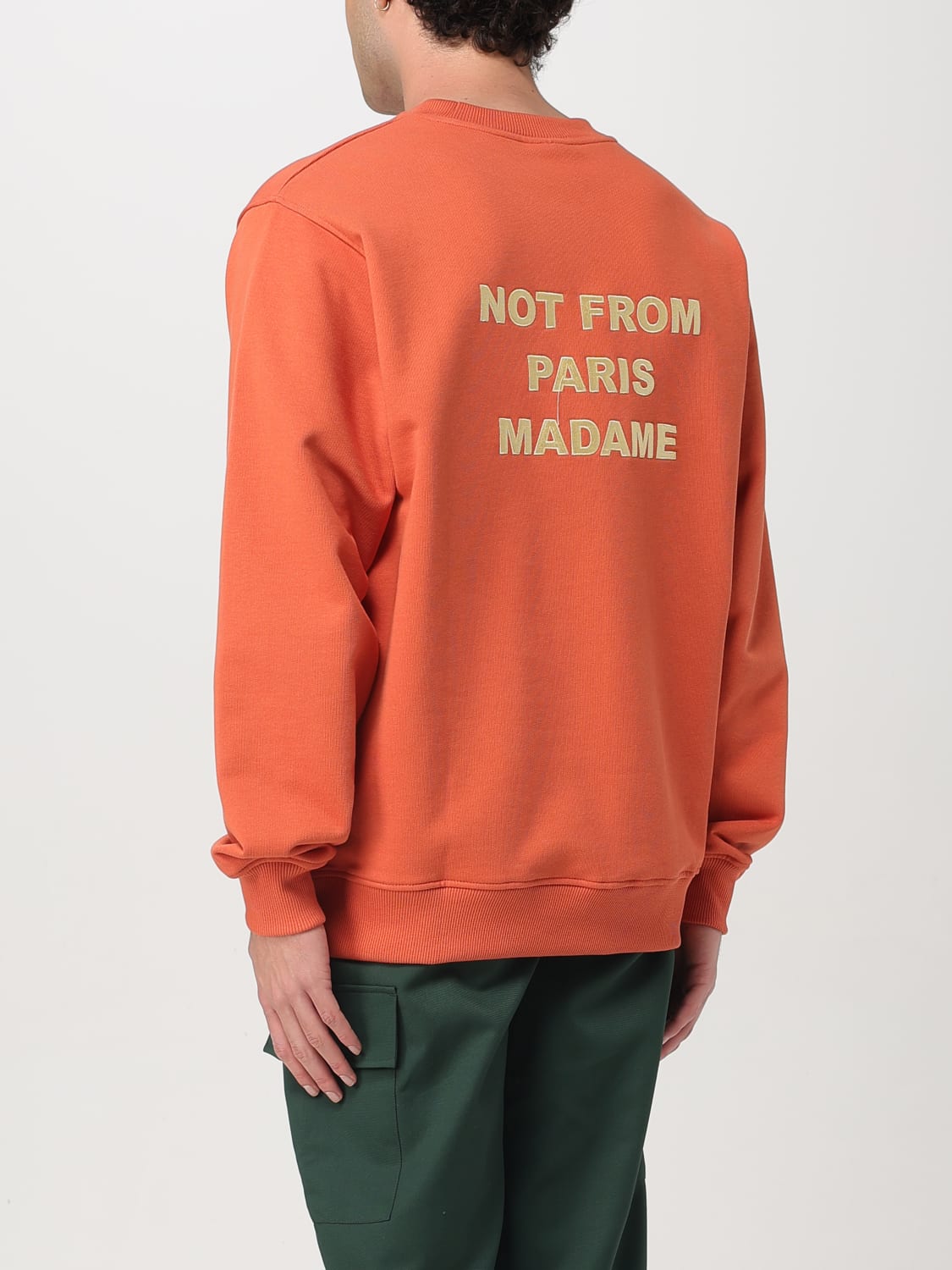 DRÔLE DE MONSIEUR SWEATSHIRT: Sweatshirt men Drole De Monsieur, Orange - Img 3