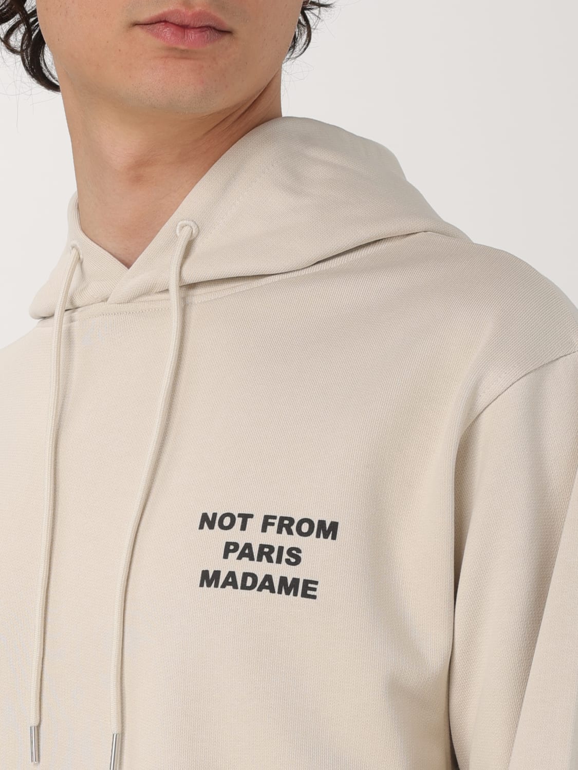 DRÔLE DE MONSIEUR SWEATSHIRT: Sweatshirt men Drole De Monsieur, White - Img 4