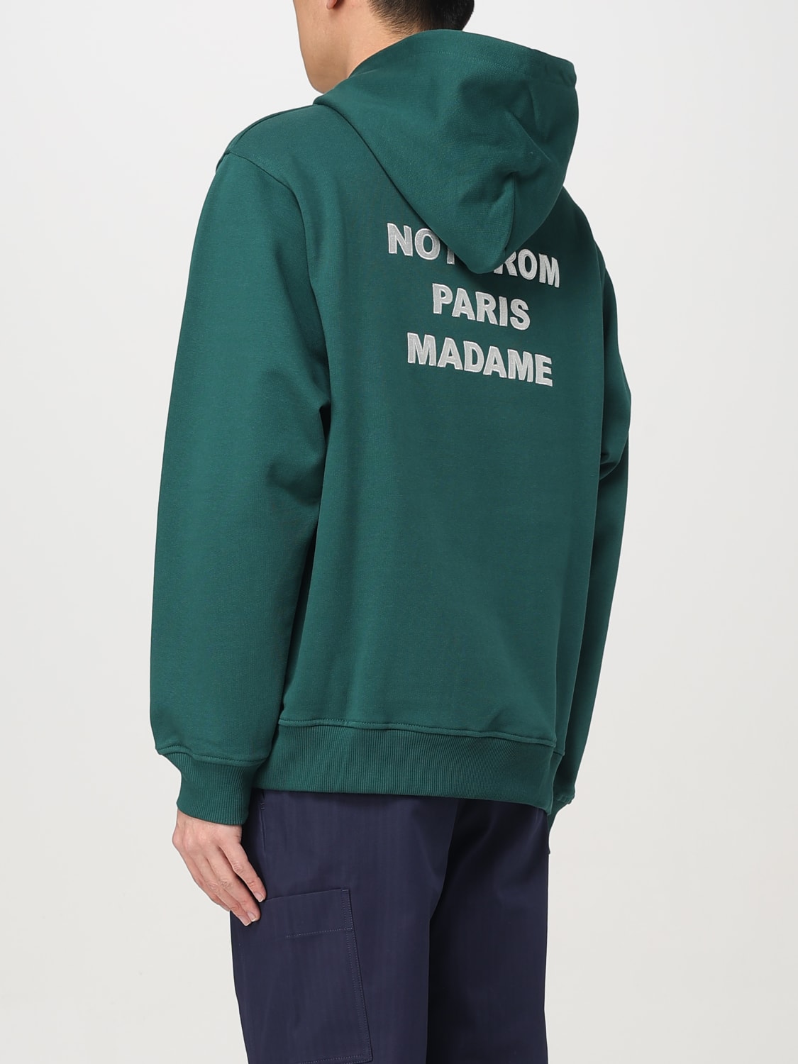 DRÔLE DE MONSIEUR SWEATSHIRT: Sweatshirt men Drole De Monsieur, Green - Img 2