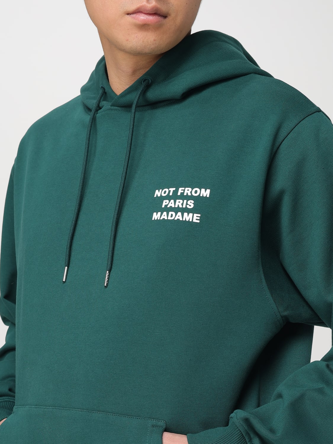 DRÔLE DE MONSIEUR SWEATSHIRT: Sweatshirt men Drole De Monsieur, Green - Img 3