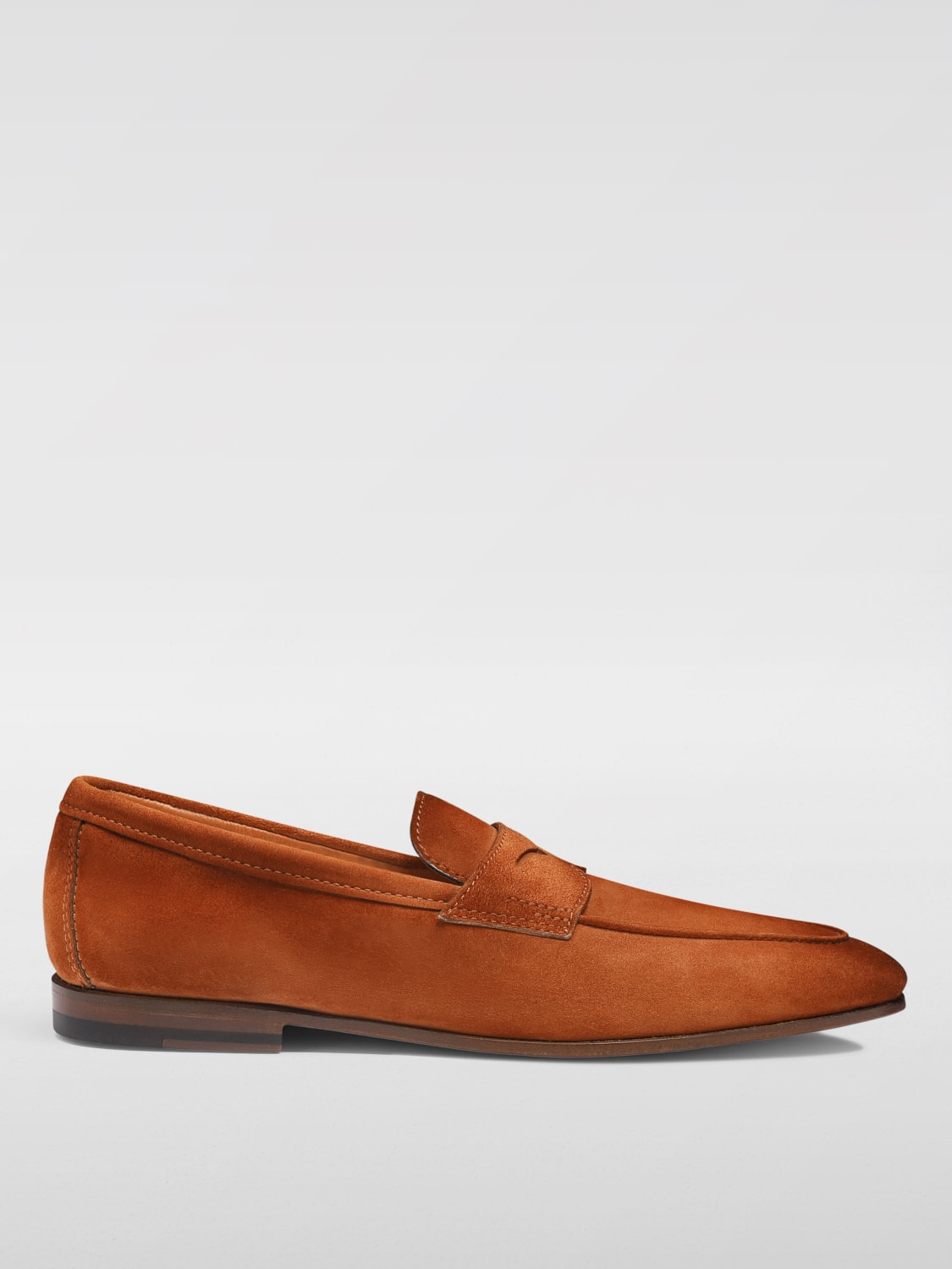 SANTONI LOAFERS: Loafers men Santoni, Orange - Img 1