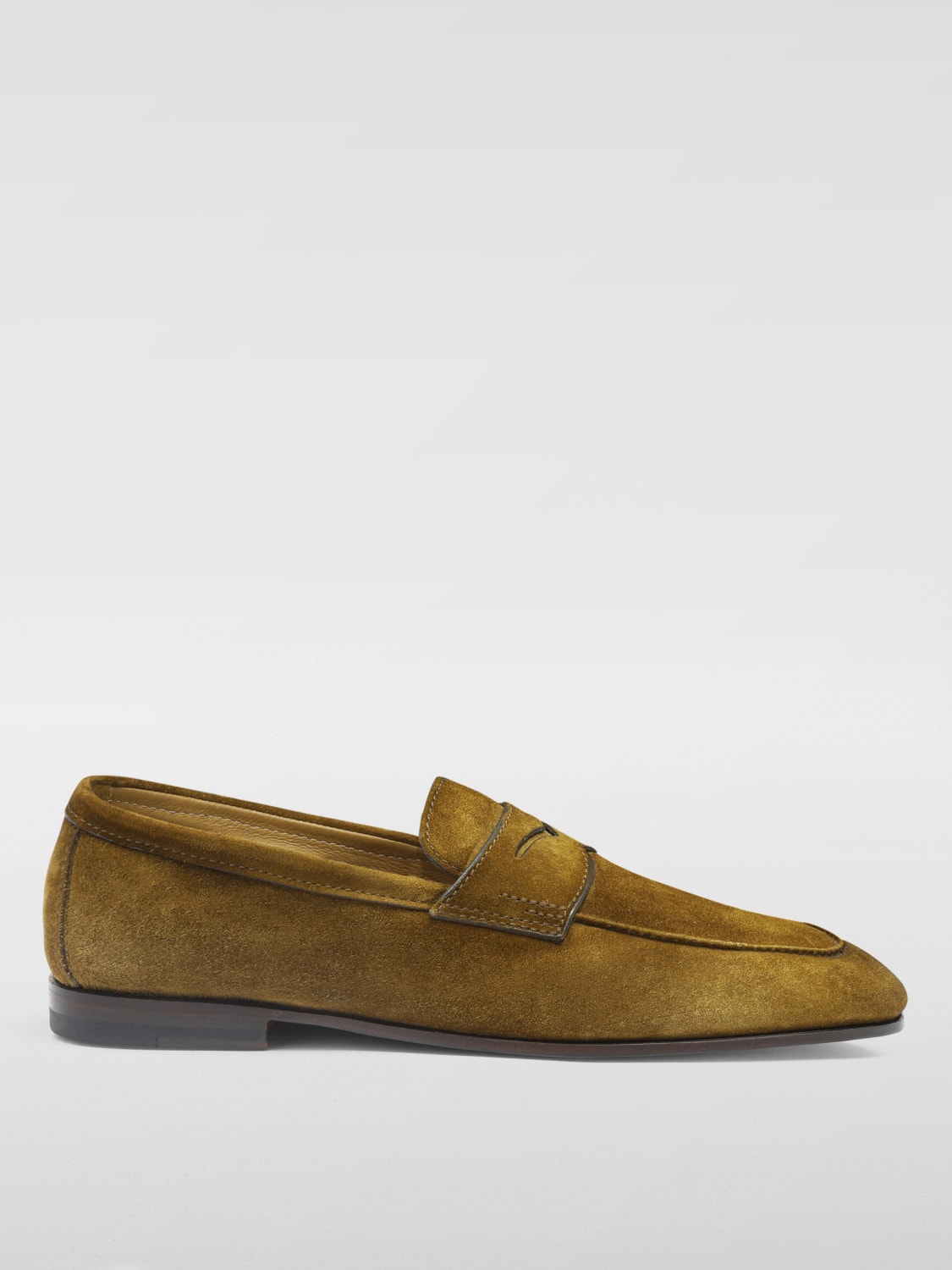 SANTONI LOAFERS: Loafers men Santoni, Green - Img 1