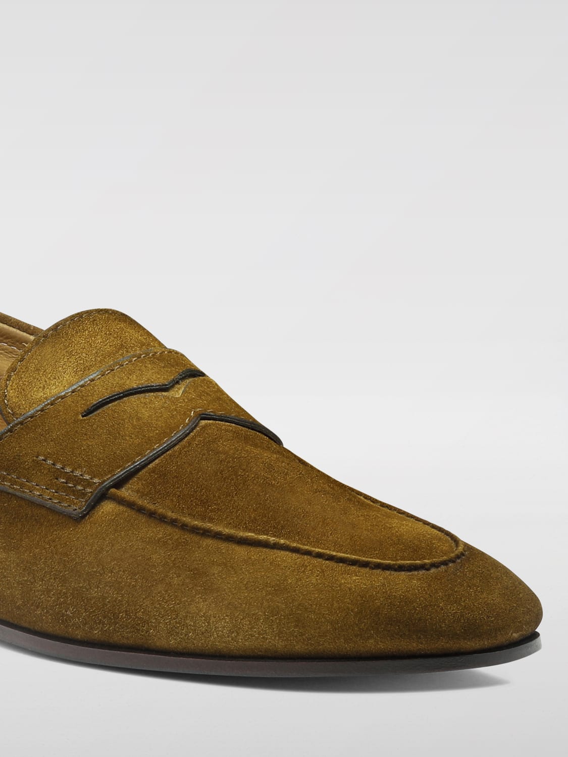 SANTONI LOAFERS: Loafers men Santoni, Green - Img 3