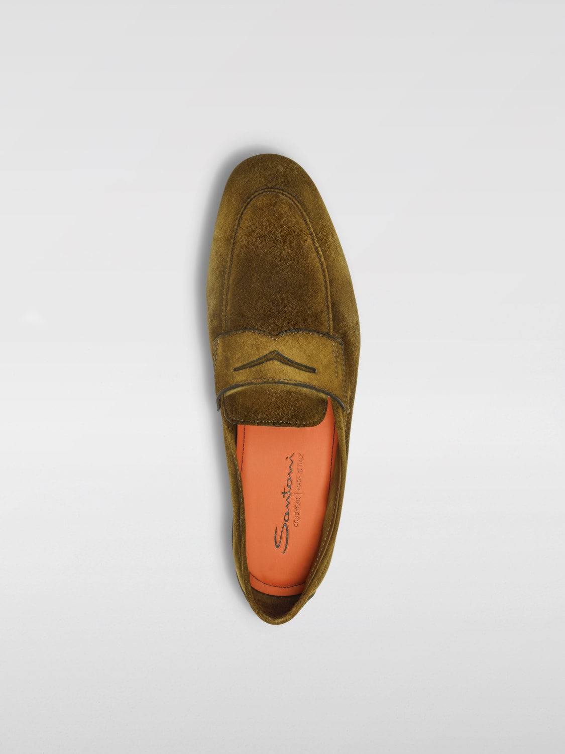 SANTONI LOAFERS: Loafers men Santoni, Green - Img 4