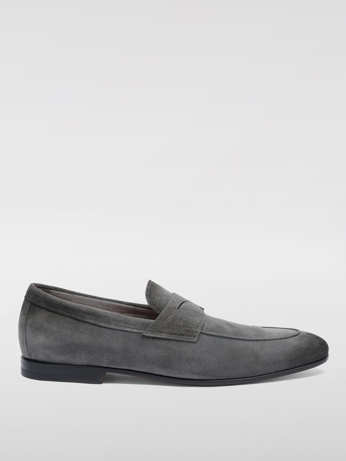 SANTONI MOKASSINS: Mokassins herren Santoni, Grau - Img 1