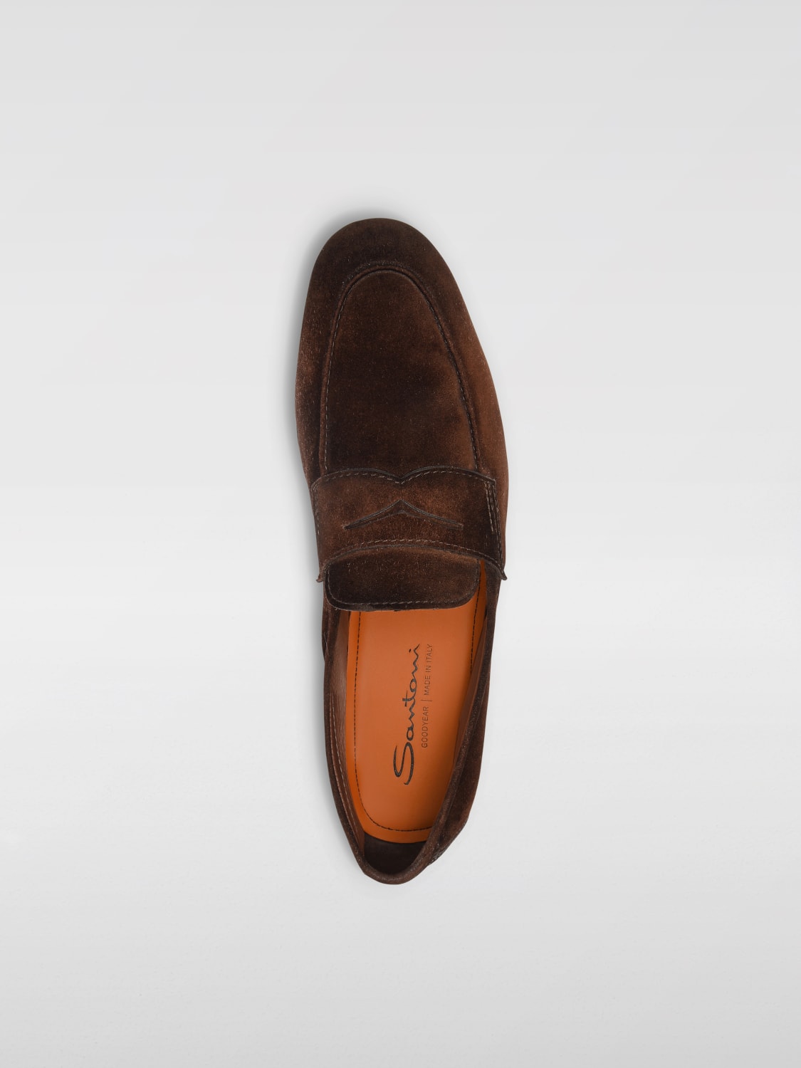 SANTONI LOAFERS: Loafers men Santoni, Brown - Img 4