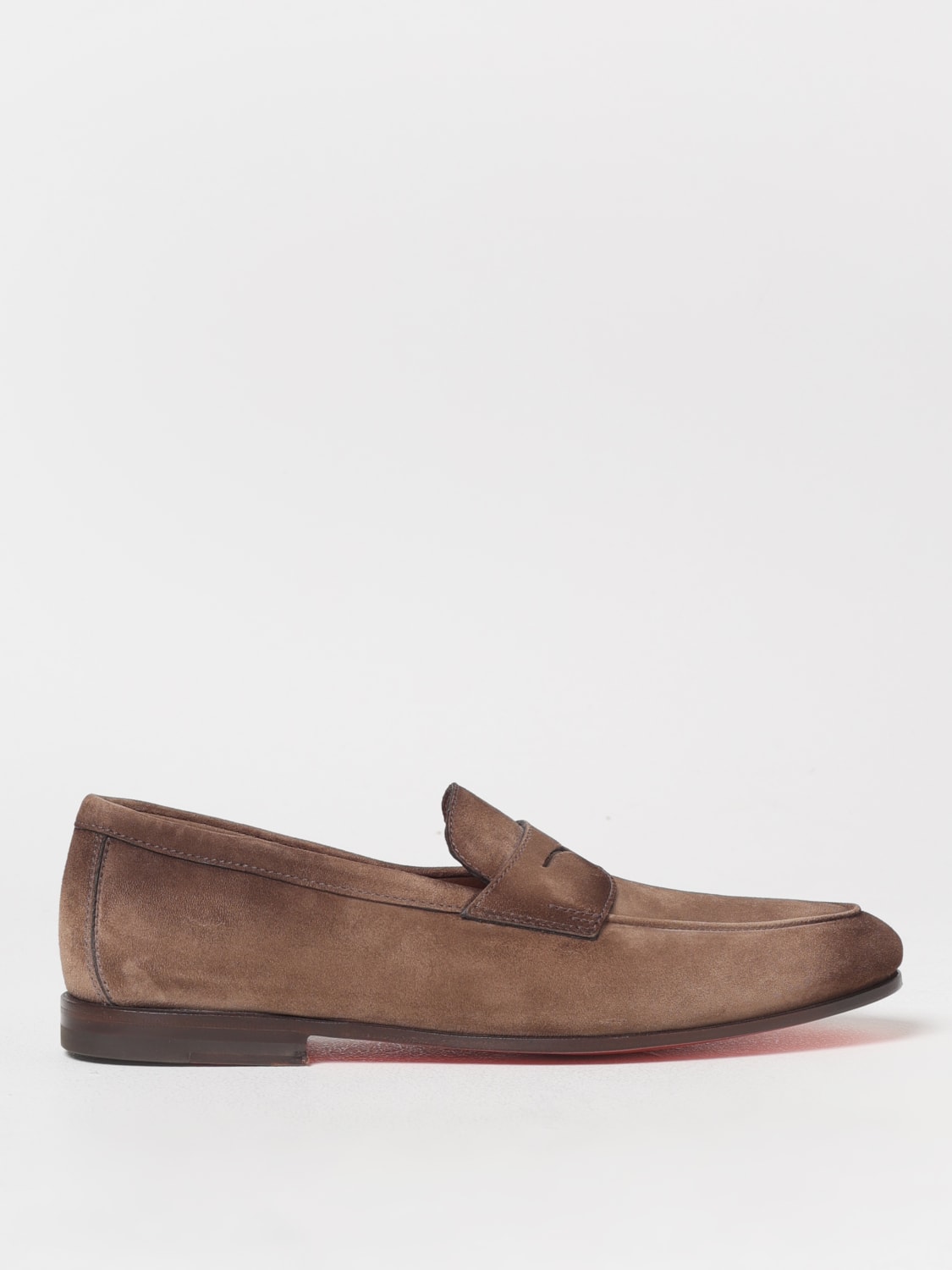 SANTONI LOAFERS: Loafers men Santoni, Earth - Img 1