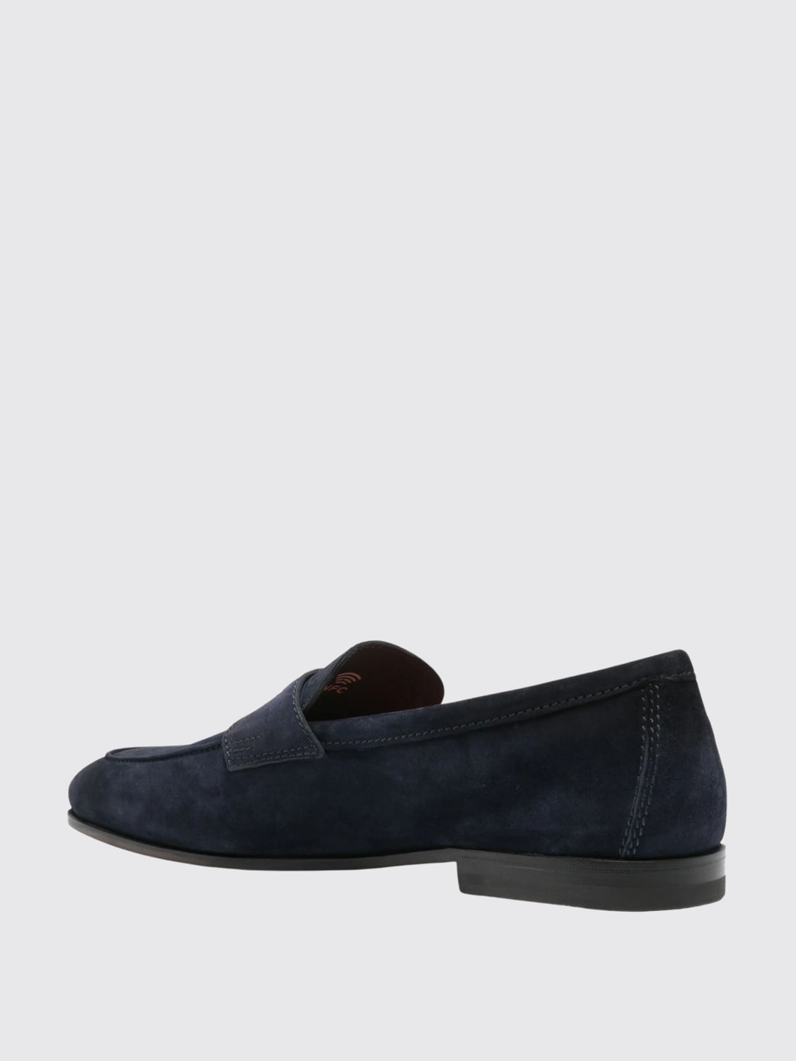 SANTONI MOCASSINI: Mocassino Santoni in camoscio , Blue 1 - Img 3