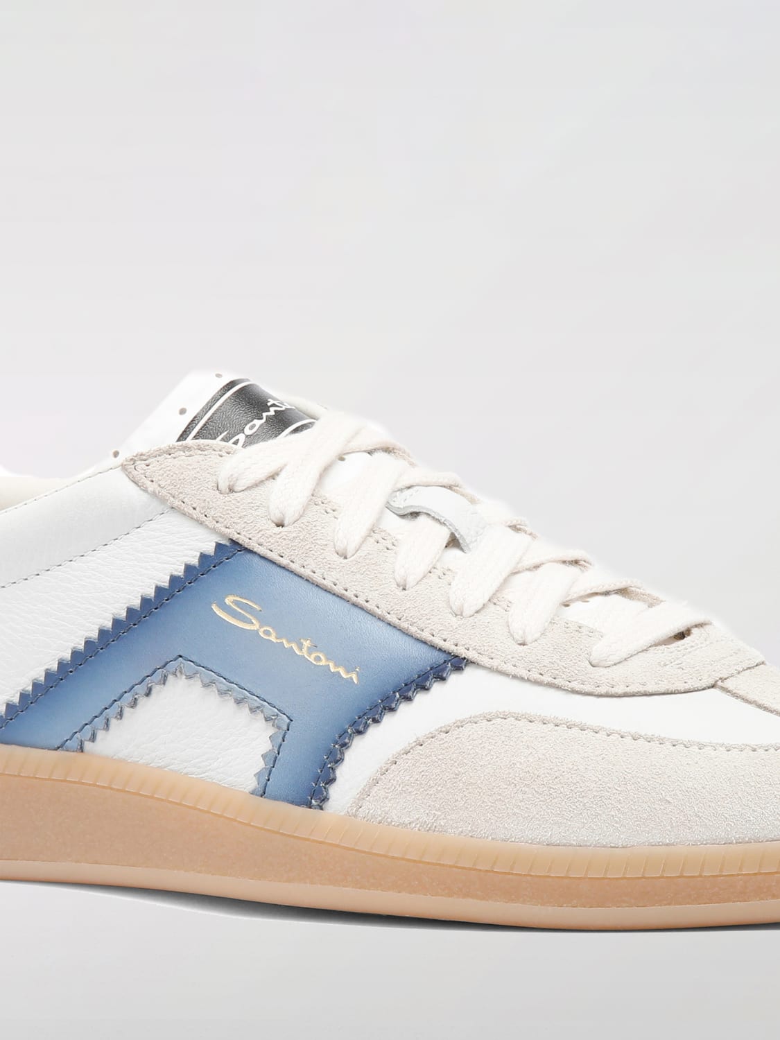 スニーカー SANTONI Woman Sneakers White WBPL61221FARCYOL I70 SANTONI: Sneakers woman - Blue | Santoni sneakers