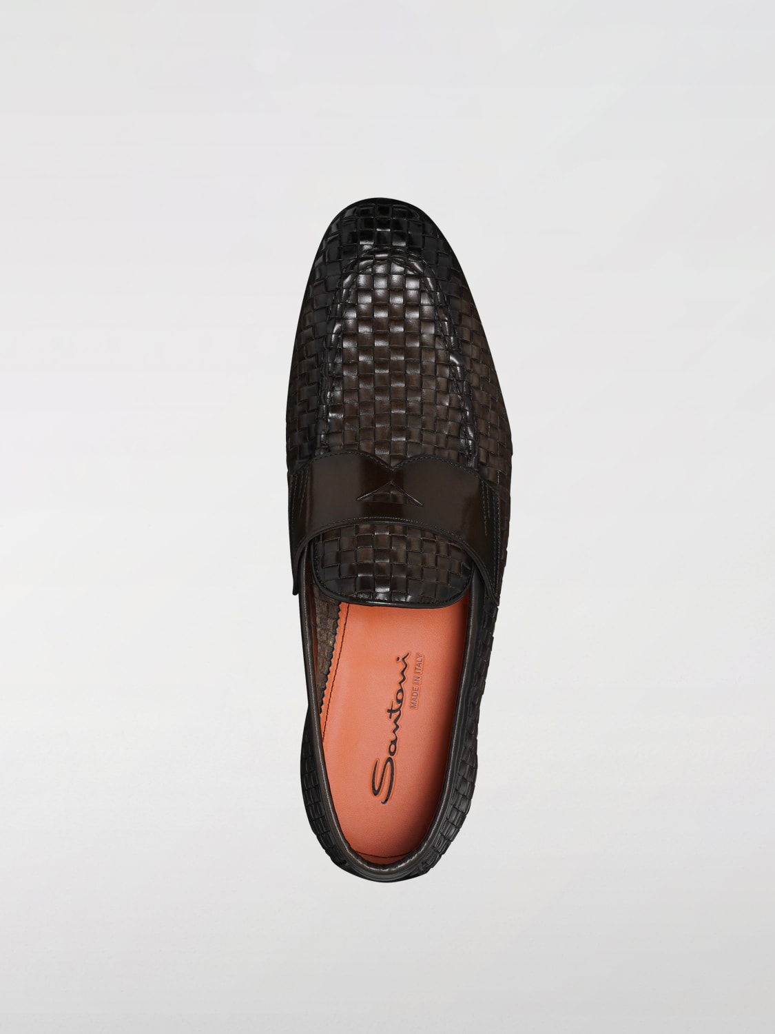 SANTONI：ローファー メンズ - ブラウン | GIGLIO.COMオンライン