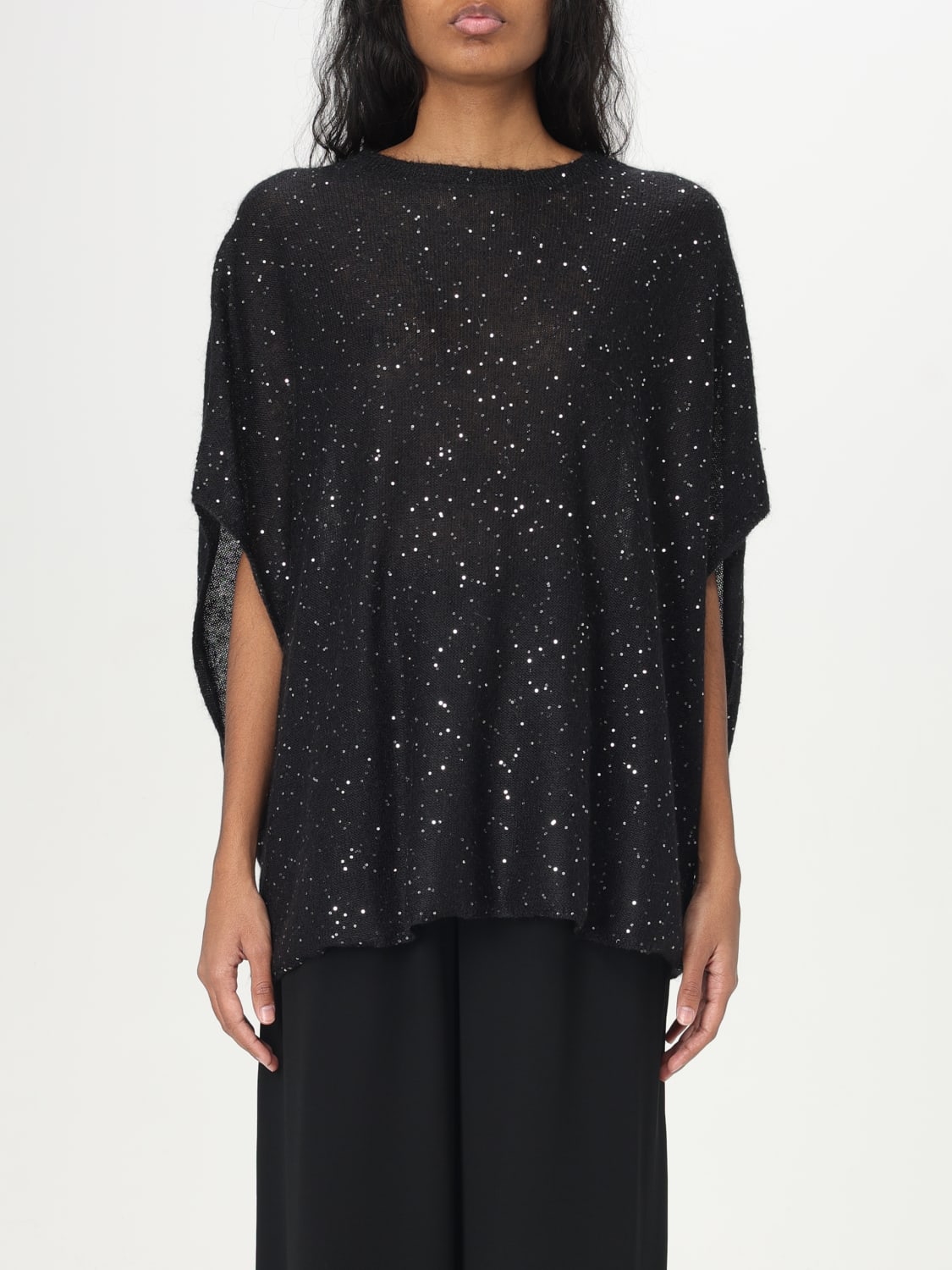 FABIANA FILIPPI PULLOVER: Pullover damen Fabiana Filippi, Schwarz - Img 1