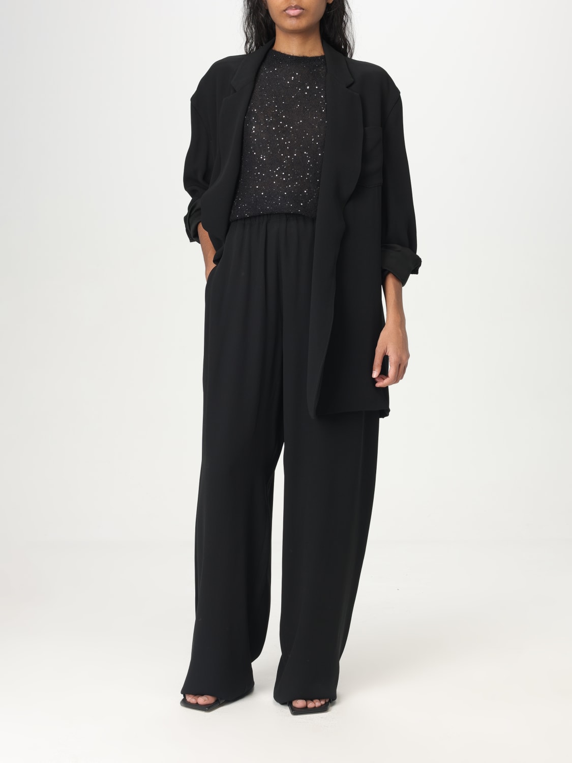 FABIANA FILIPPI PULLOVER: Pullover damen Fabiana Filippi, Schwarz - Img 2