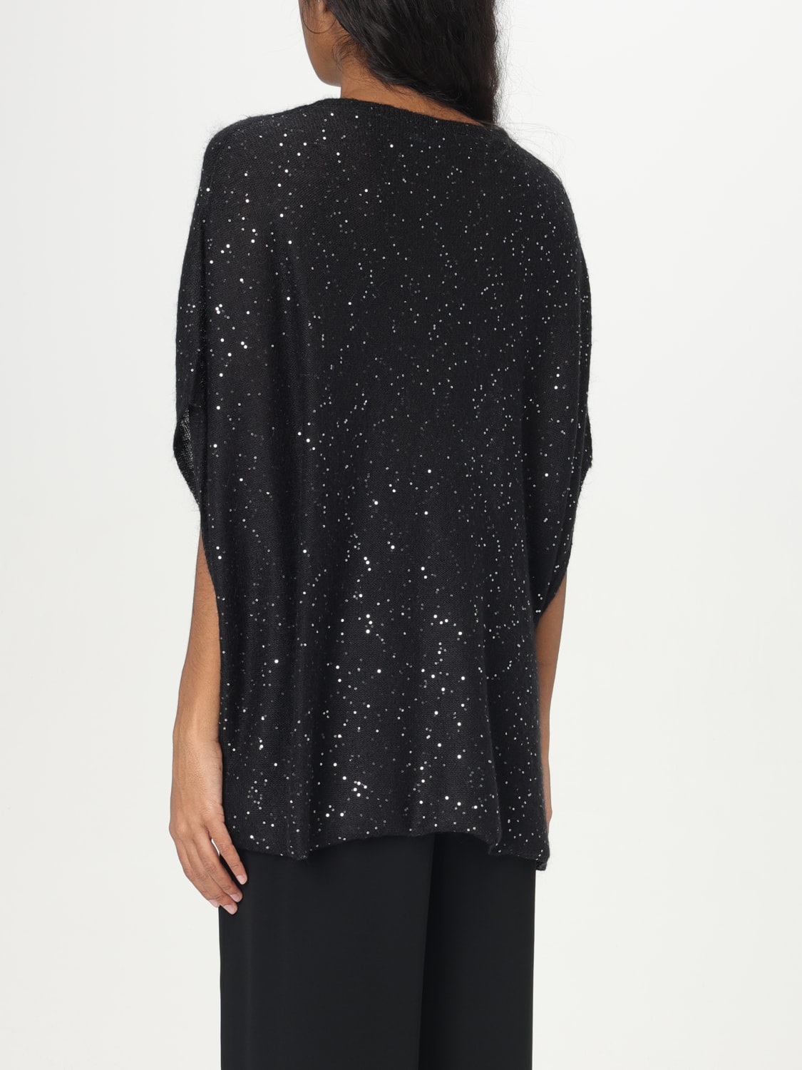 FABIANA FILIPPI PULLOVER: Pullover damen Fabiana Filippi, Schwarz - Img 3