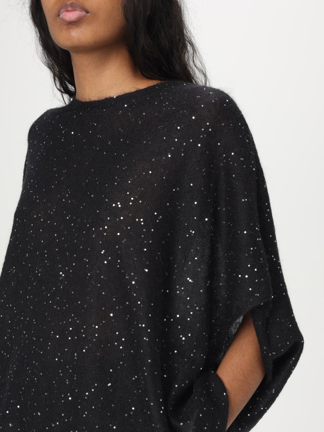 FABIANA FILIPPI PULLOVER: Pullover damen Fabiana Filippi, Schwarz - Img 4