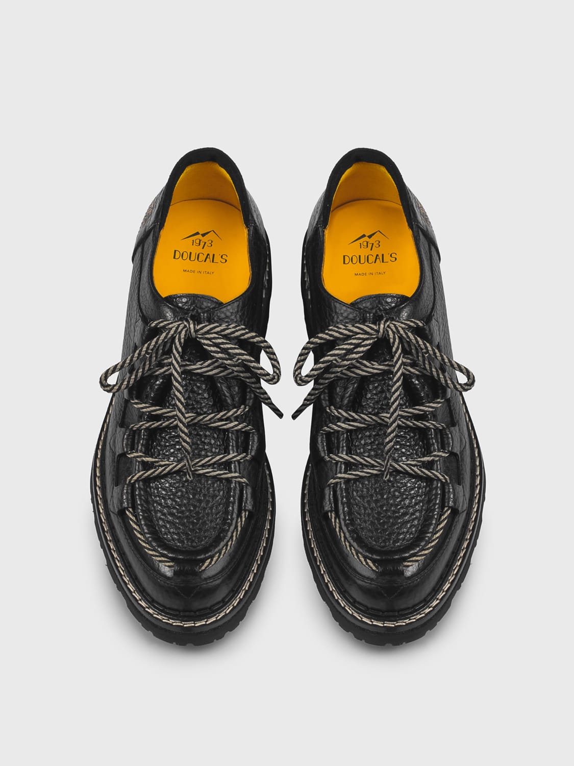 DOUCAL'S 系带鞋: 系带鞋 男士 Doucal's, 黑色 - Img 3