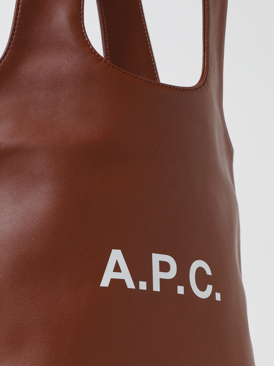 A.P.C. TOTE BAG: Shoulder bag woman A.P.C., Brown - Img 3
