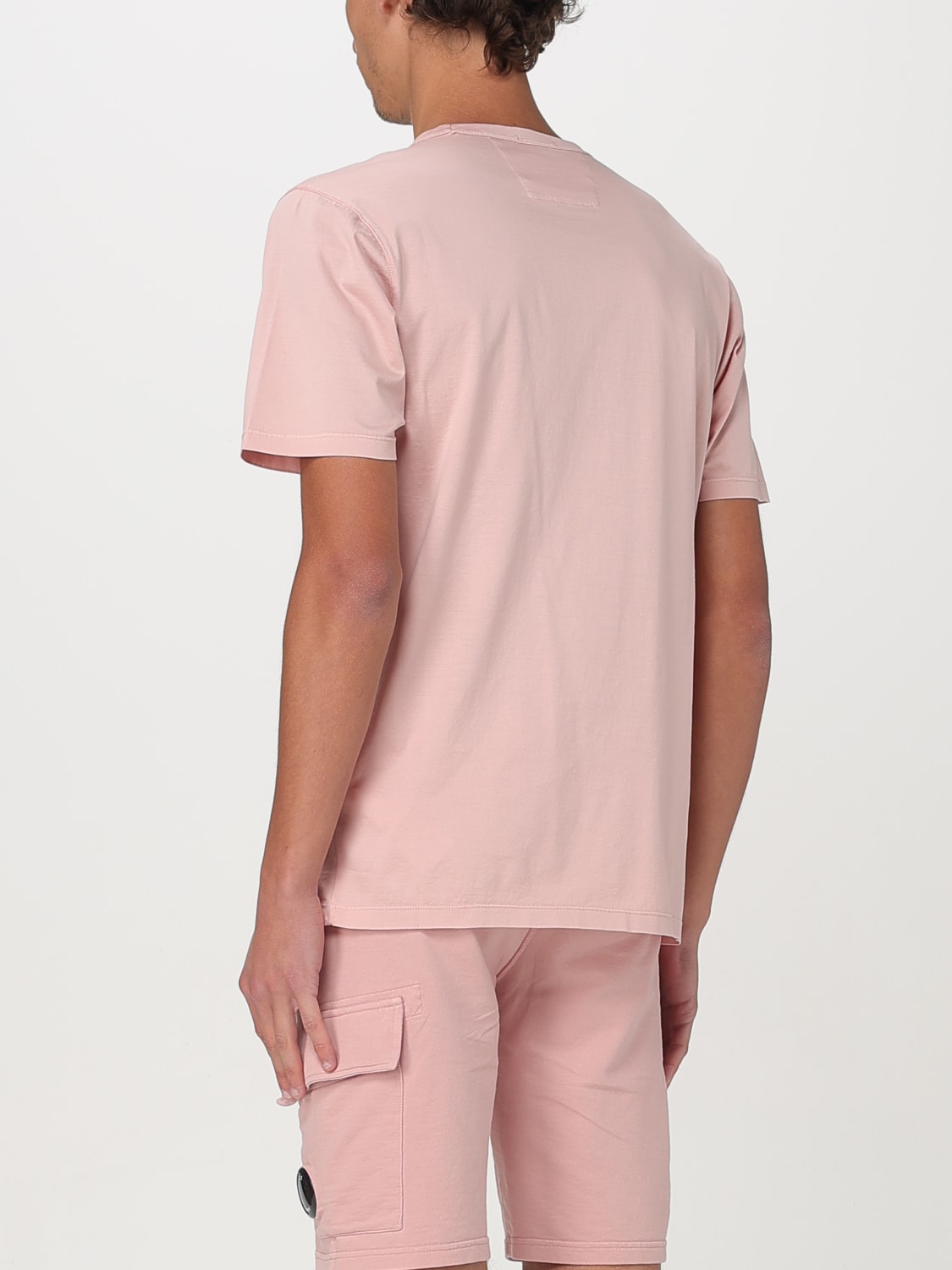 Tシャツ・カットソー C.P. COMPANY Men T-shirt Pink 18CMTS087A006374G 520 C.P. COMPANY: T-shirt men - Pink | C.P. Company t-shirt
