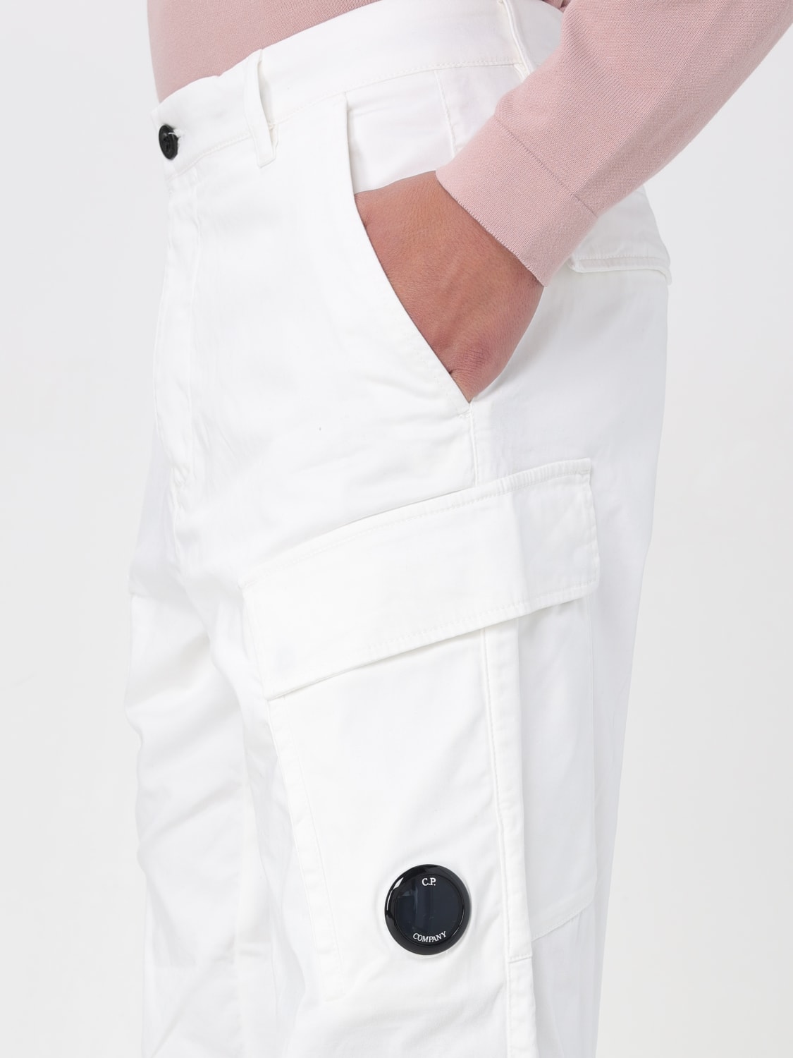 C.P. COMPANY PANTS: Pants men C.P. Company, White - Img 4