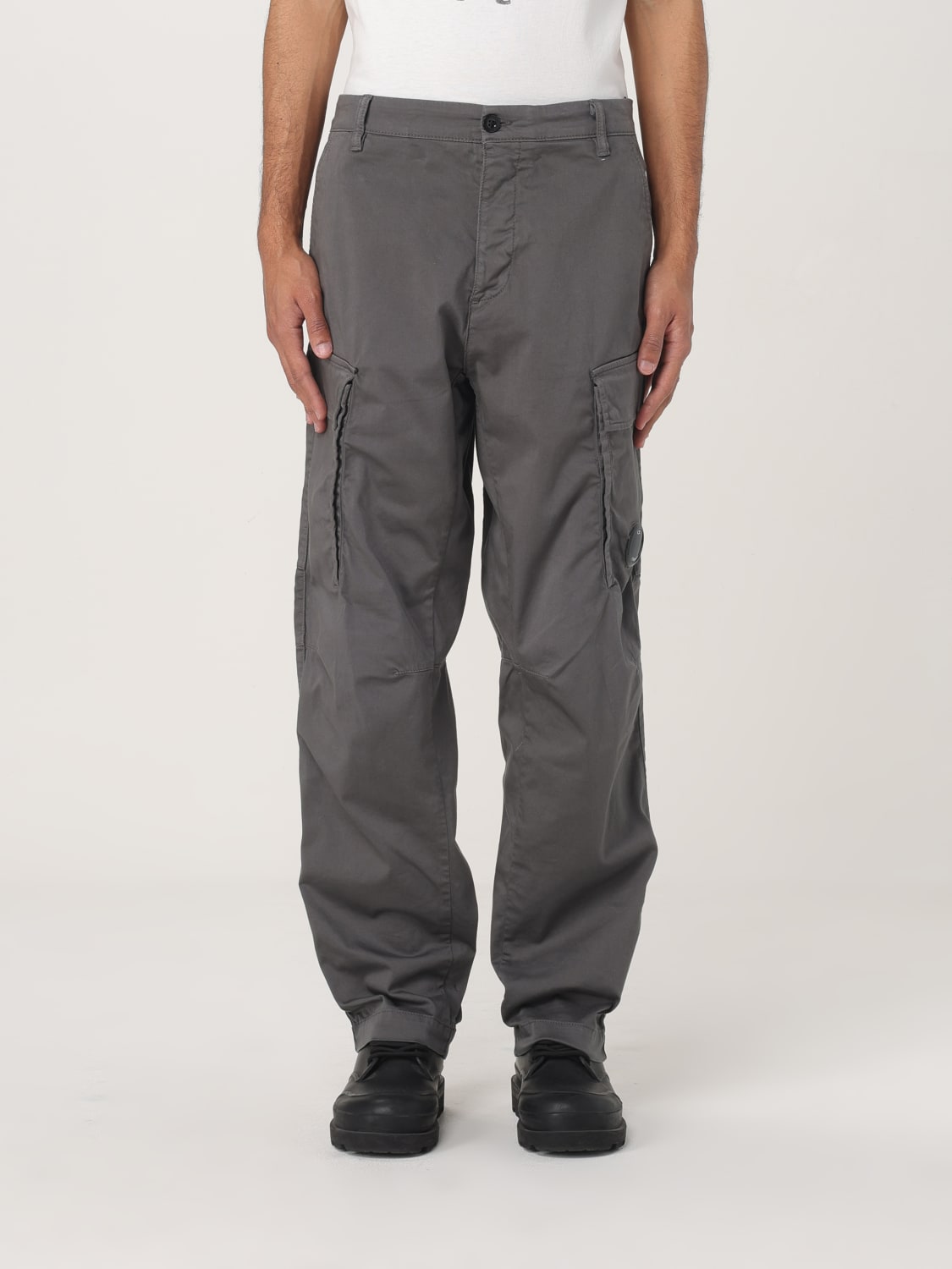 C.P. COMPANY PANTS: Pants men C.P. Company, Mouse Grey - Img 1