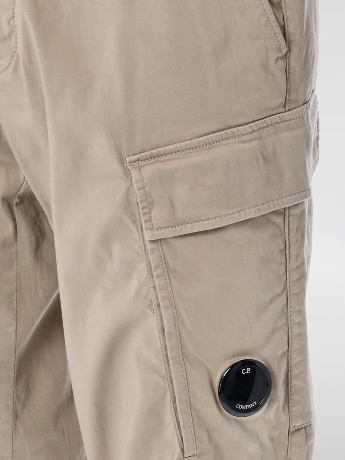 C.P. COMPANY PANTALONI: Pantalone cargo C.P. Company in cotone stretch , Sabbia - Img 3