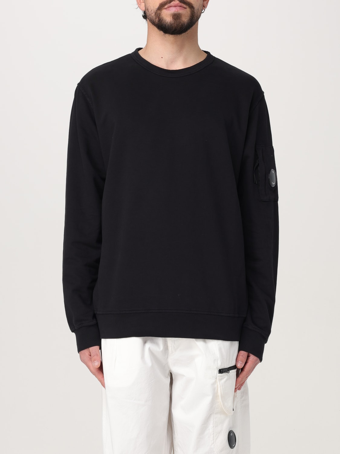 【送料&関税込】C.P. Company Black Stretch Cotton Sweatshirt C.P. COMPANY: Sweatshirt men - Black | C.P. Company
