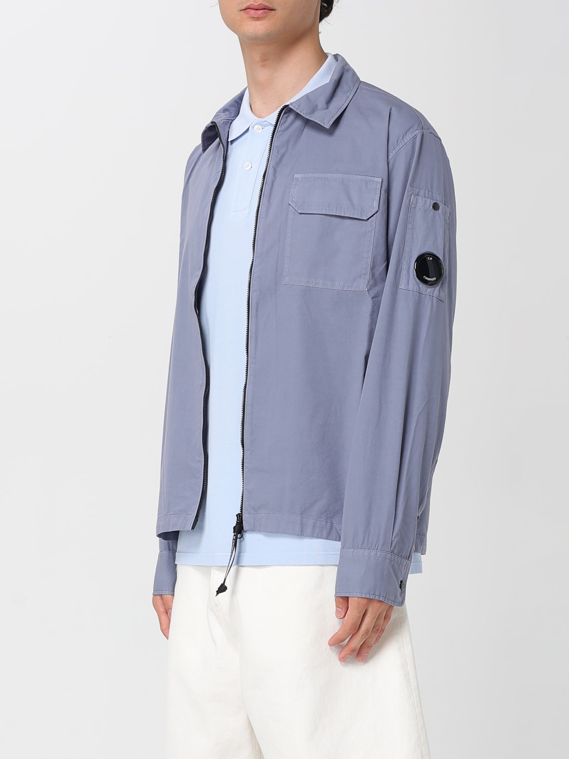 C.P. COMPANY VESTE: Chemise homme C.P. Company, Lavande - Img 3