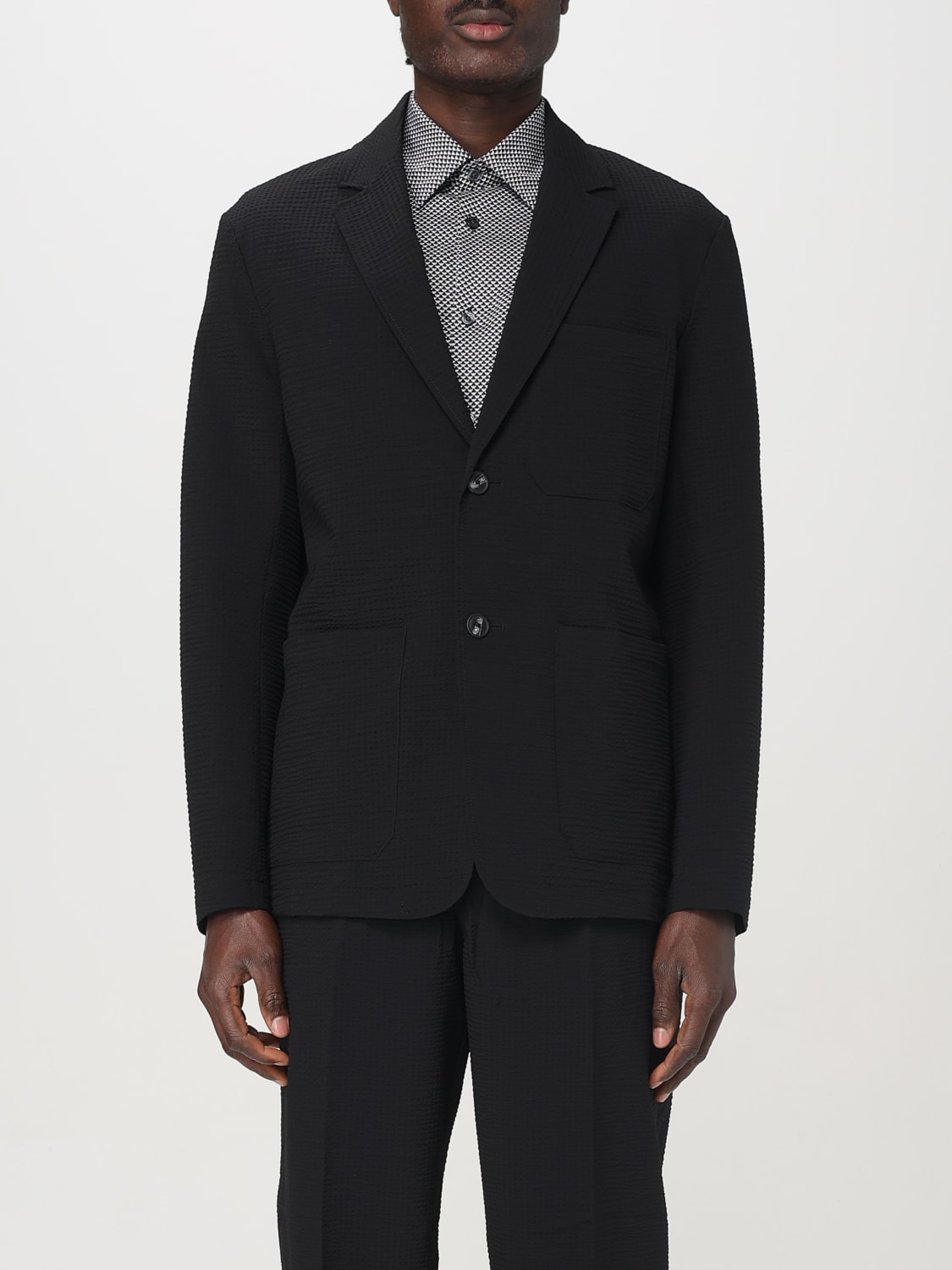 EMPORIO ARMANI JACKET: Blazer men Emporio Armani, Black - Img 1