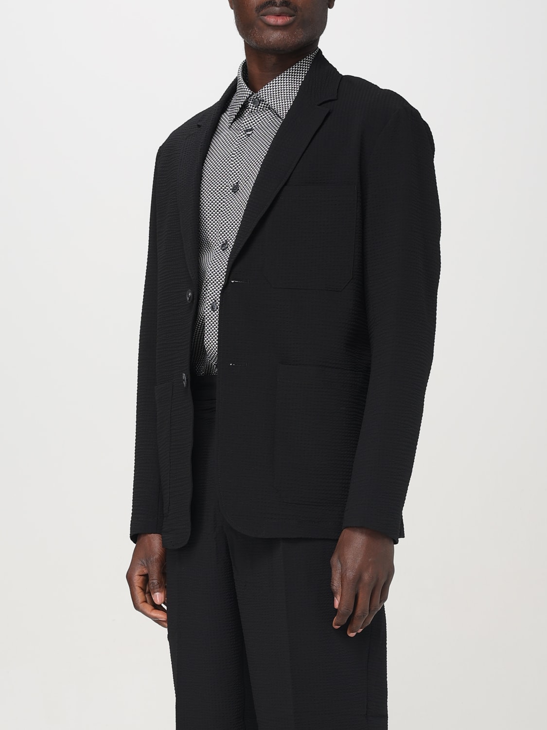 EMPORIO ARMANI JACKET: Blazer men Emporio Armani, Black - Img 4