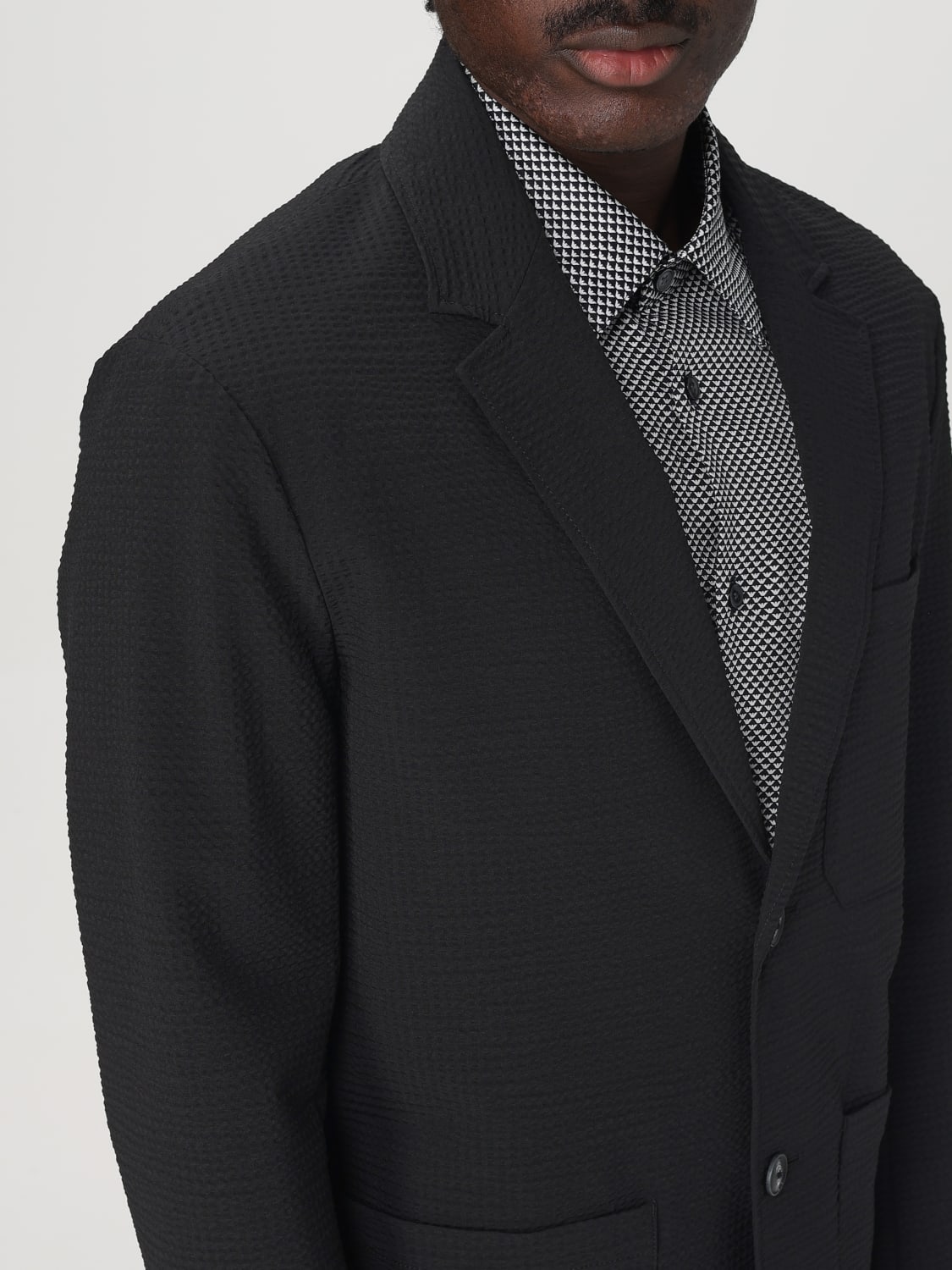 EMPORIO ARMANI JACKET: Blazer men Emporio Armani, Black - Img 5