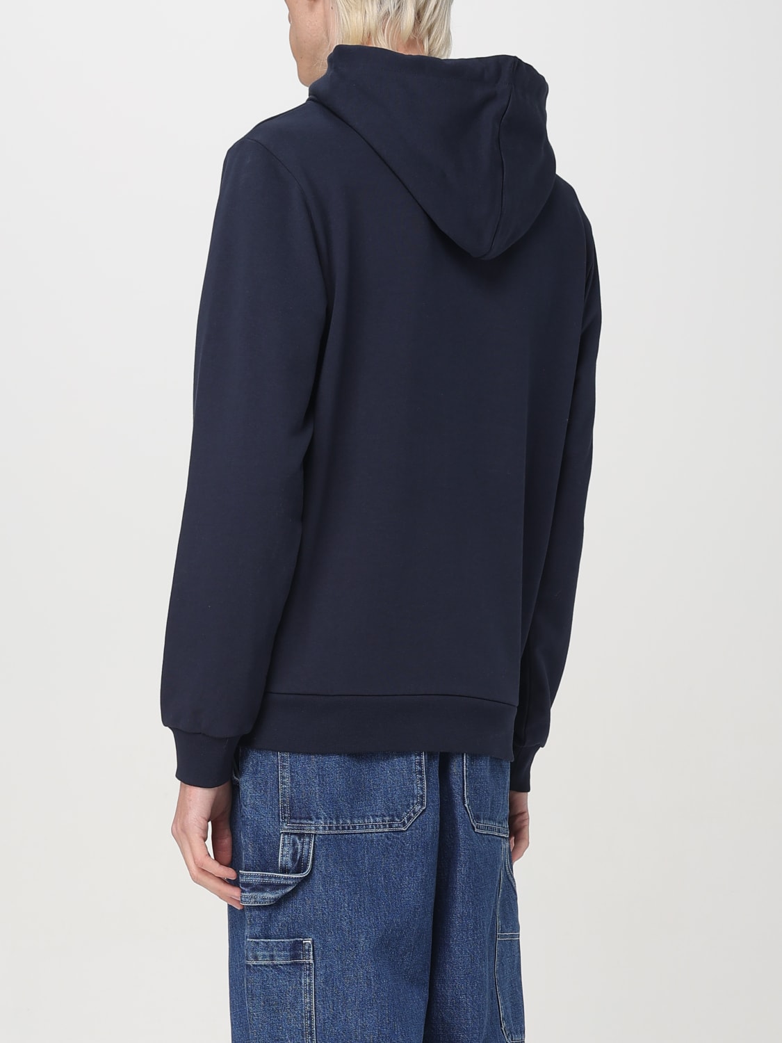 A.P.C. SWEATSHIRT: Sweatshirt homme A.P.C., Bleu - Img 2