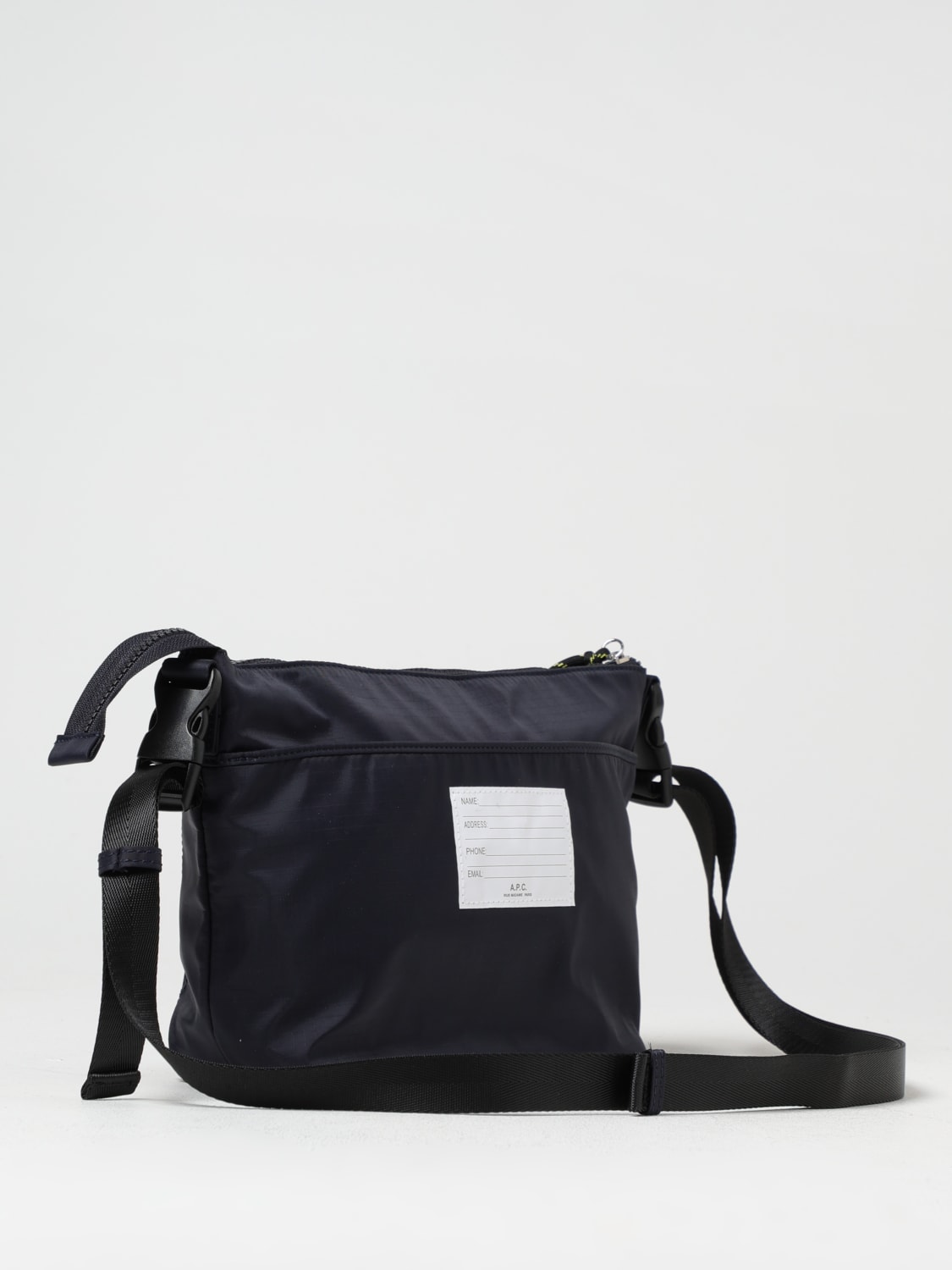 A.P.C.: Shoulder bag men - Blue | A.P.C. shoulder bag
