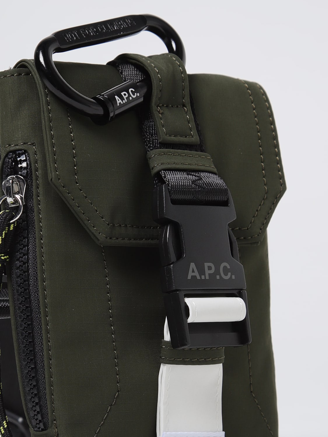 A.P.C. BANDOLERA: Bolsos hombre A.P.C., Verde - Img 3