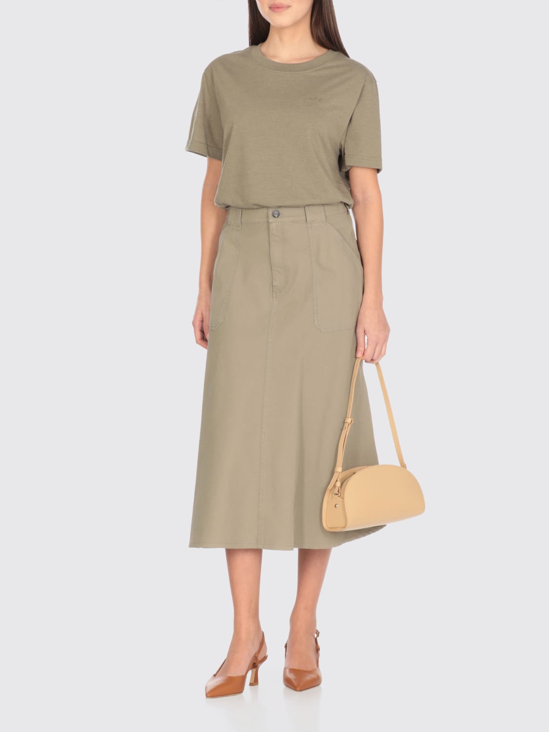ショルダーバッグ・ポシェット A.P.C. Woman Shoulder bag Beige PXCAXF61997 BAP A.P.C.: Crossbody bags woman - Beige | A.P.C. shoulder bag