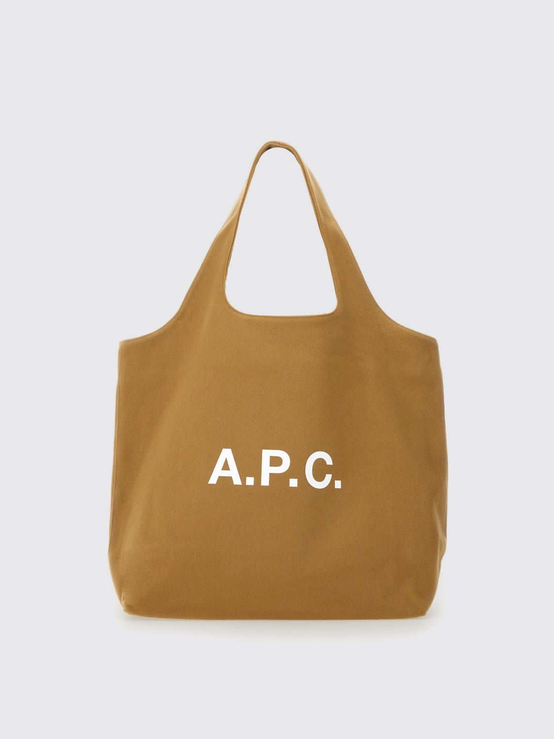 A.P.C. BORSA: Borsa Ninon A.P.C. in misto lana , Beige - Img 1