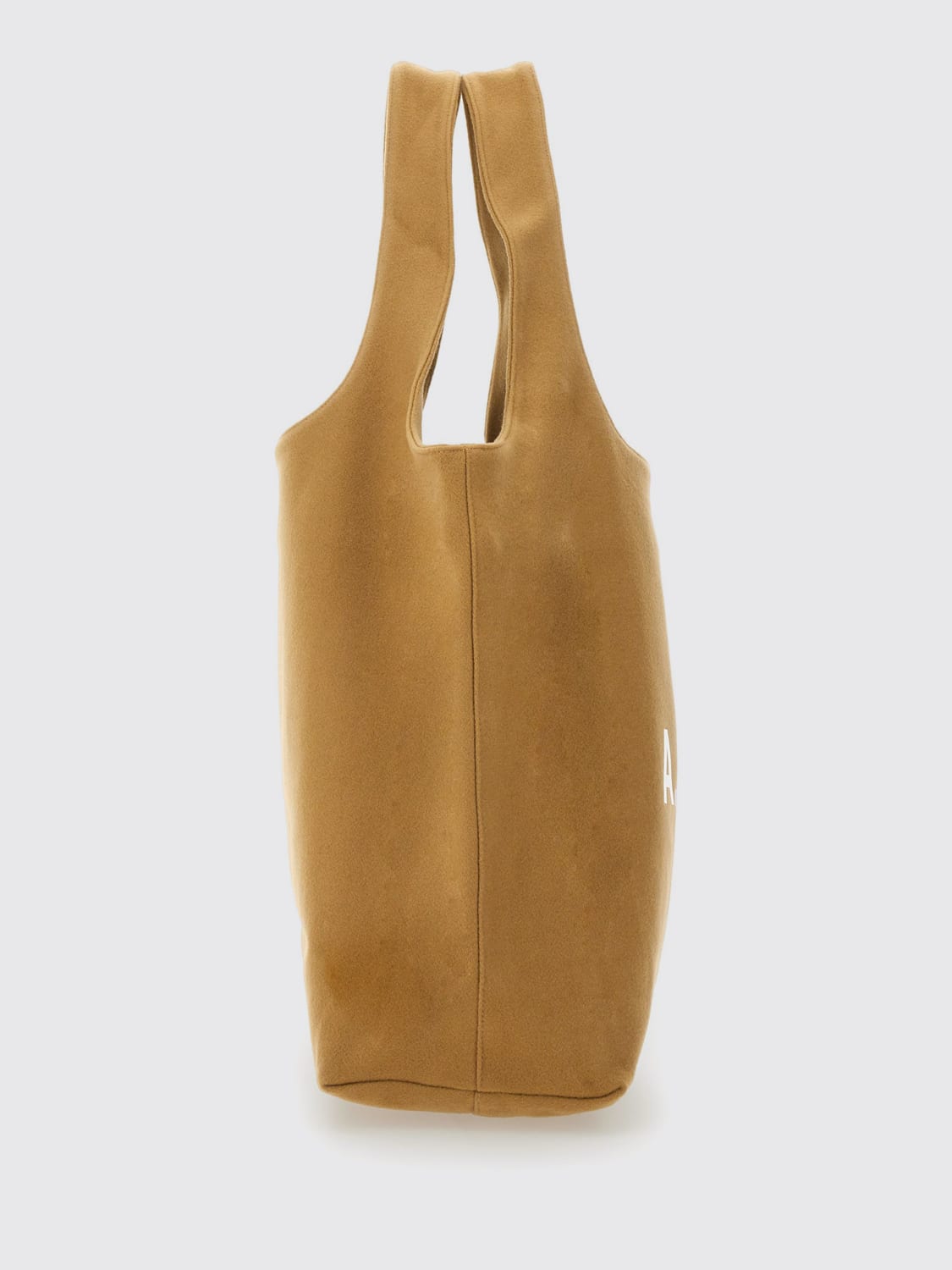A.P.C. BORSA: Borsa Ninon A.P.C. in misto lana , Beige - Img 3