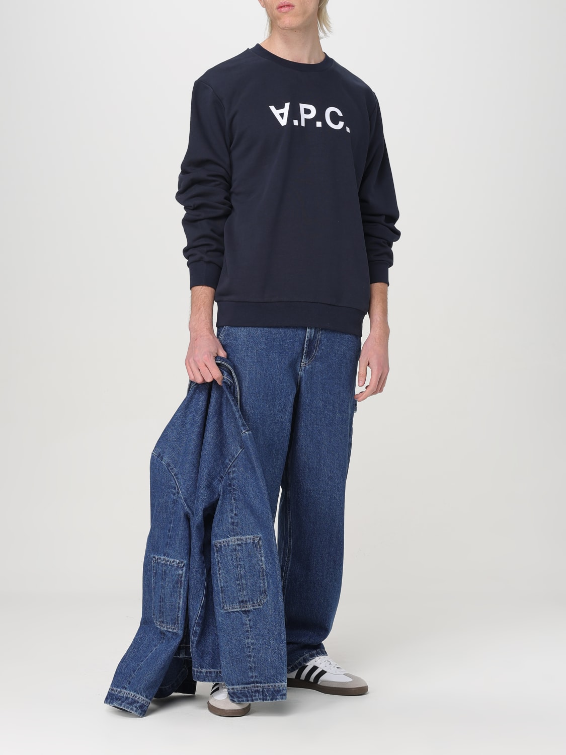 A.P.C. SWEATSHIRT: Pullover herren A.P.C., Blau - Img 2
