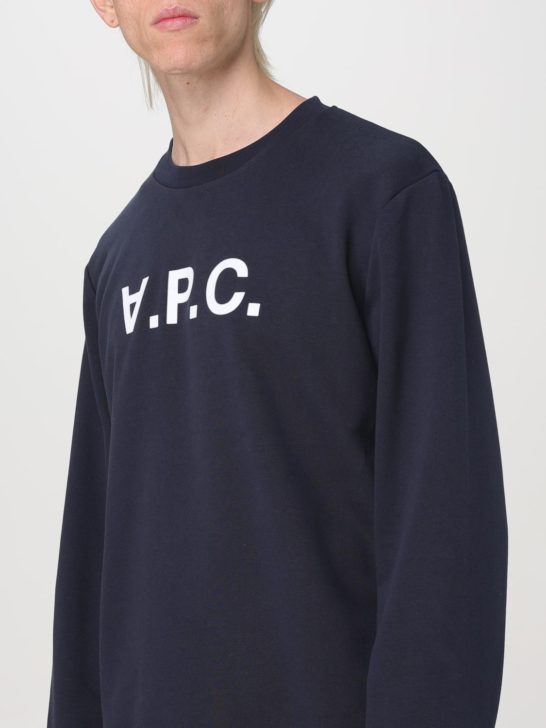 A.P.C. SWEATSHIRT: Pullover herren A.P.C., Blau - Img 4