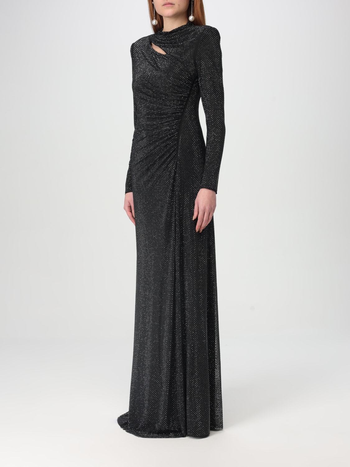 SELF-PORTRAIT: Dress woman - Black | Self-Portrait dress