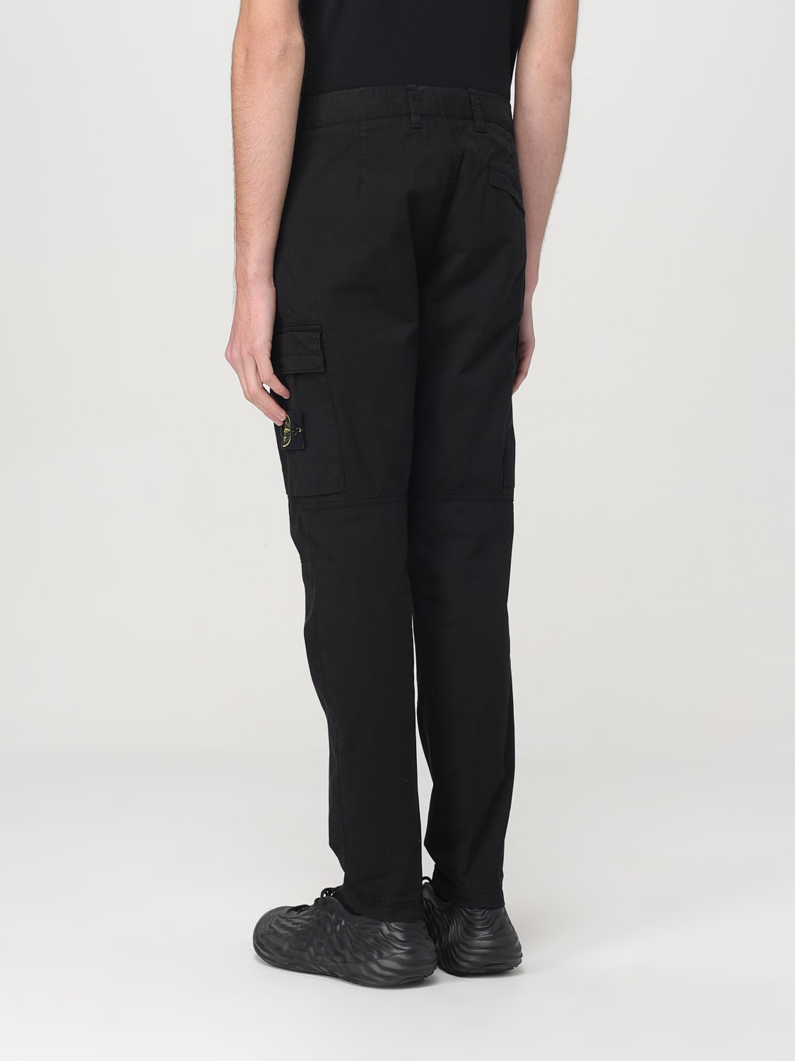 STONE ISLAND PANTS: Pants men Stone Island, Black - Img 3