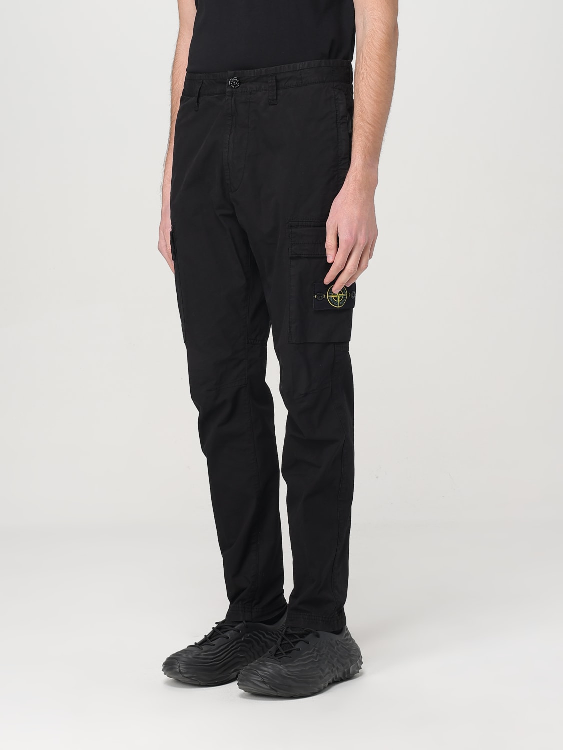 STONE ISLAND PANTS: Pants men Stone Island, Black - Img 4