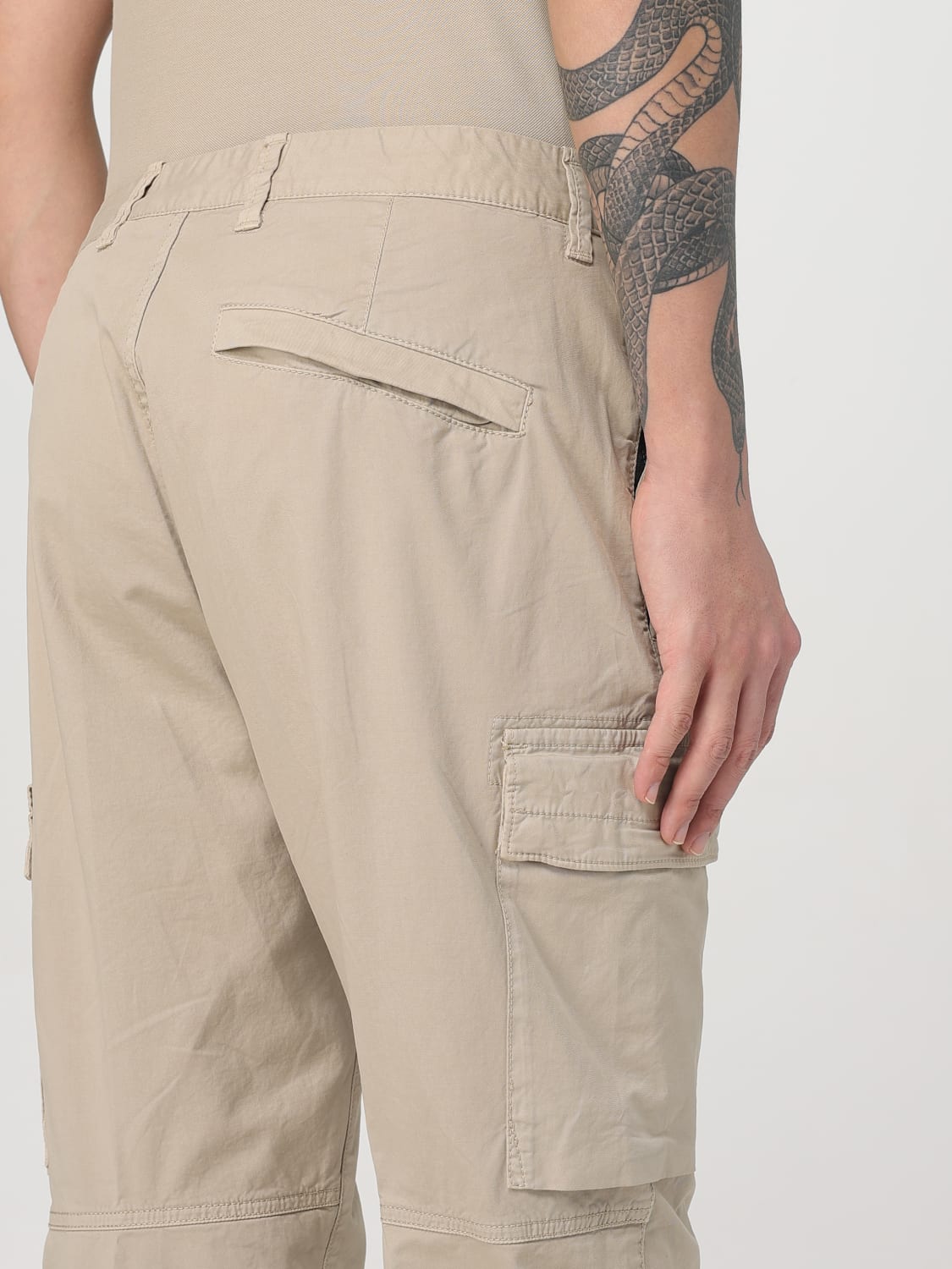 STONE ISLAND PANTS: Pants men Stone Island, Beige - Img 5