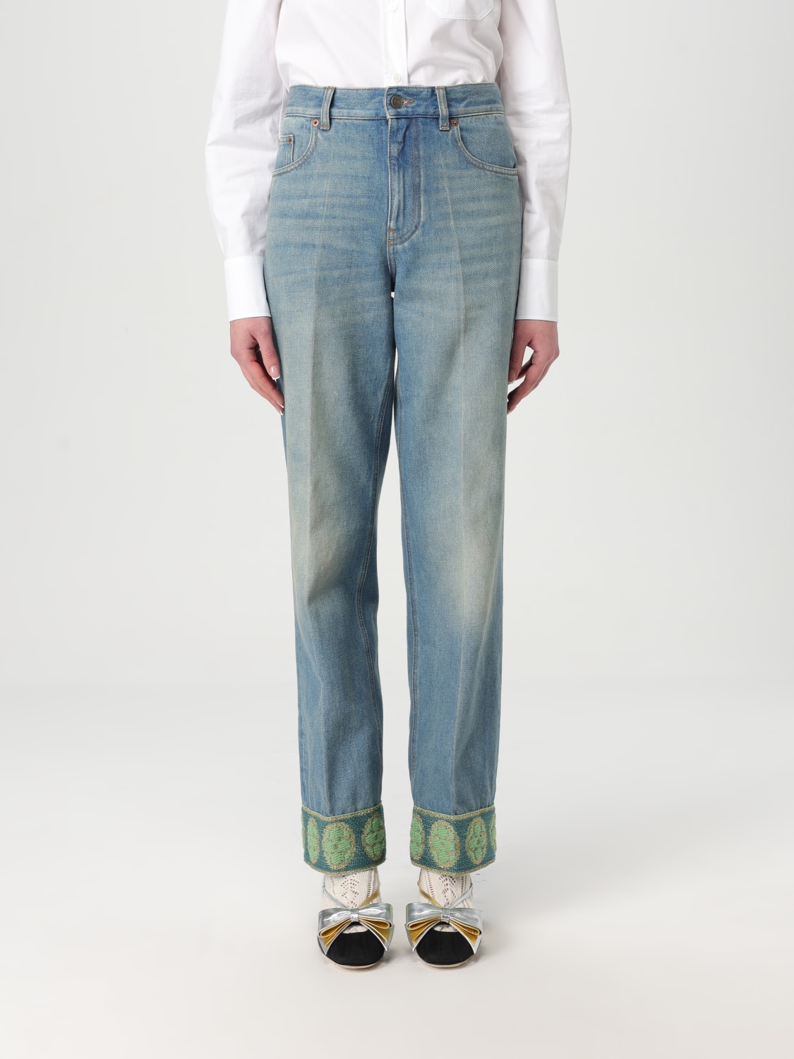 デニム・ジーパン VALENTINO JEANS (6B3DD18X94V) VALENTINO: Jeans woman - Blue | Valentino jeans 6B3DD18X94V