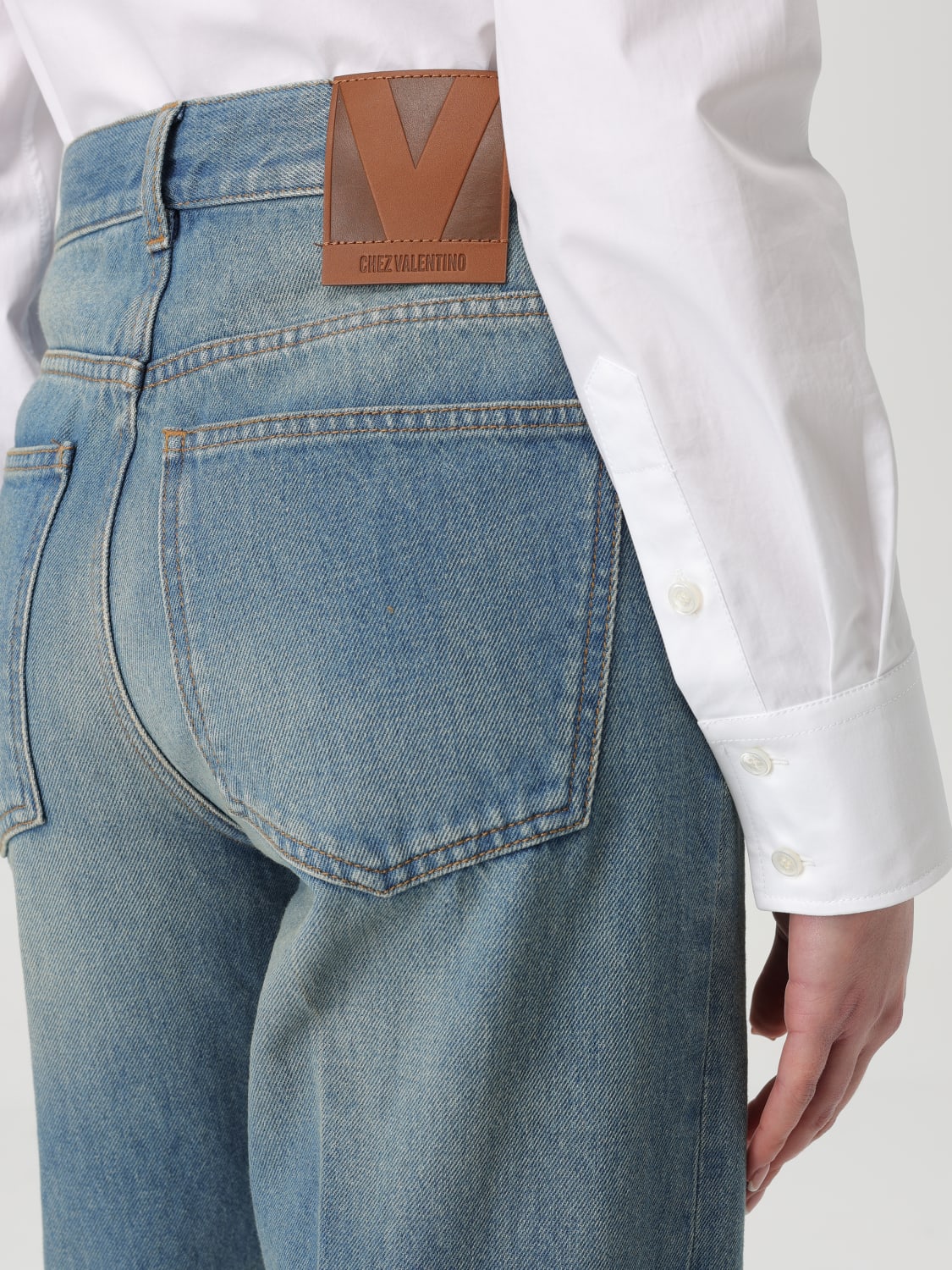 デニム・ジーパン VALENTINO JEANS (6B3DD18X94V) VALENTINO: Jeans woman - Blue | Valentino jeans 6B3DD18X94V