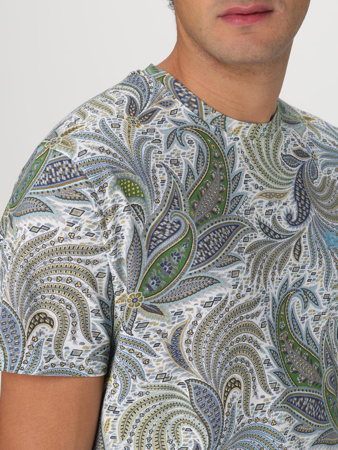 Tシャツ・カットソー ETRO Men T-shirt Multicolor MRMA0002AK593 X0883 ETRO: T-shirt men - Multicolor | Etro t-shirt MRMA0002AK593