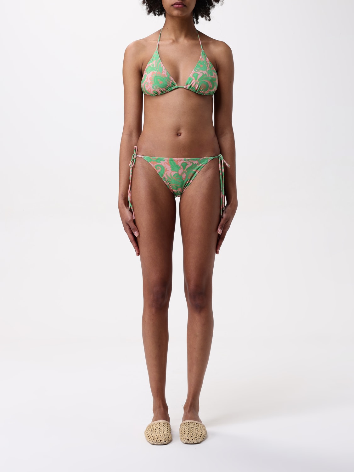 ETRO COSTUME: Costume da bagno bikini paisley Etro, Viola - Img 1