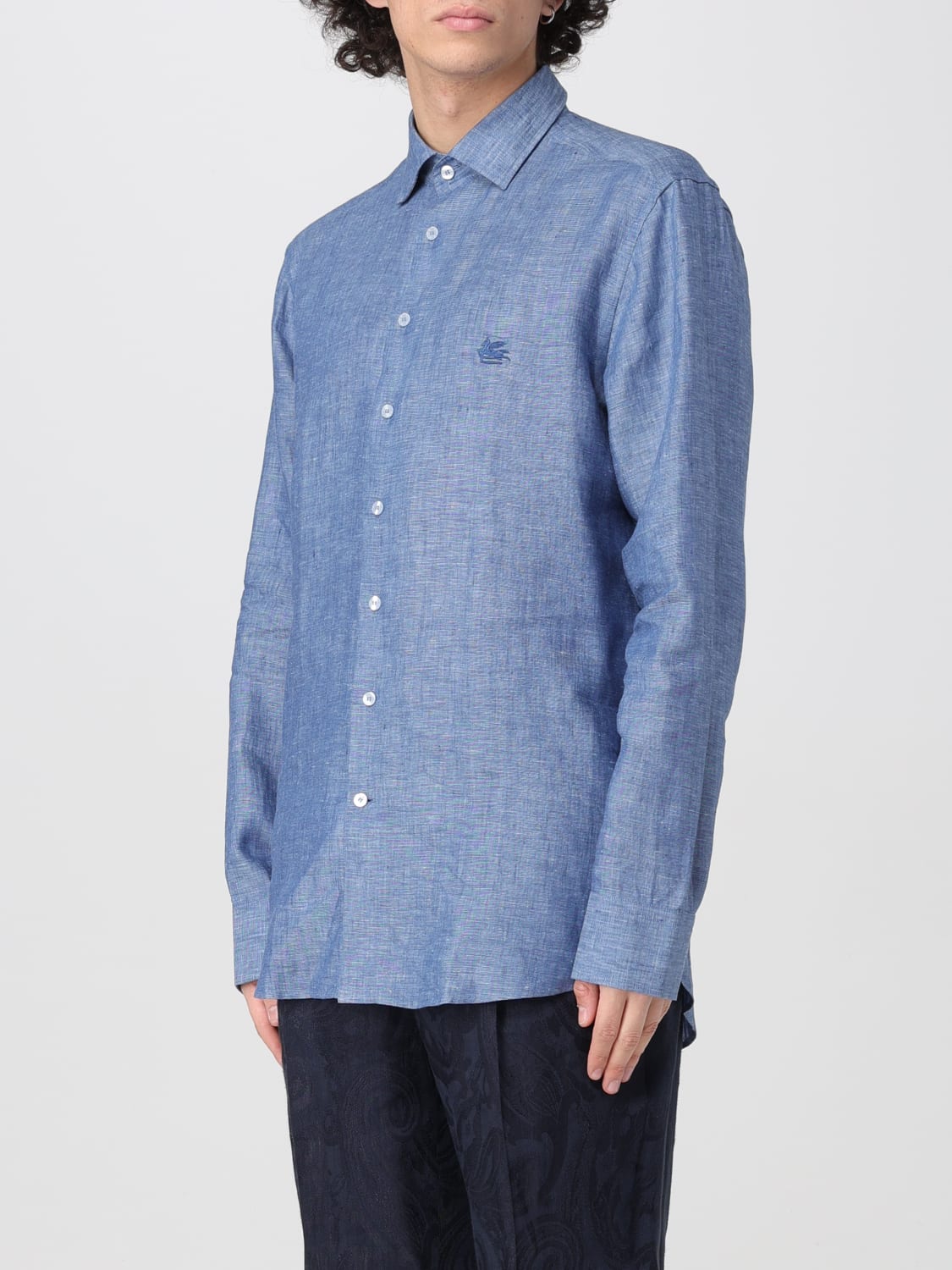 ETRO HEMD: Hemd herren Etro, Blau - Img 4