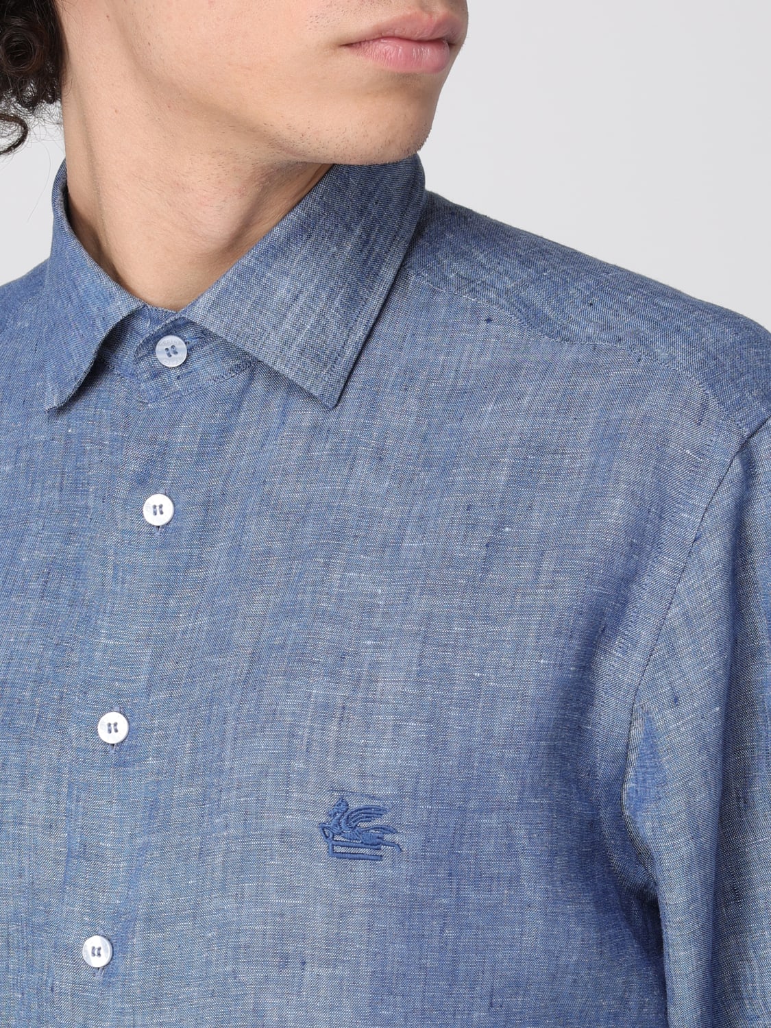 ETRO HEMD: Hemd herren Etro, Blau - Img 5