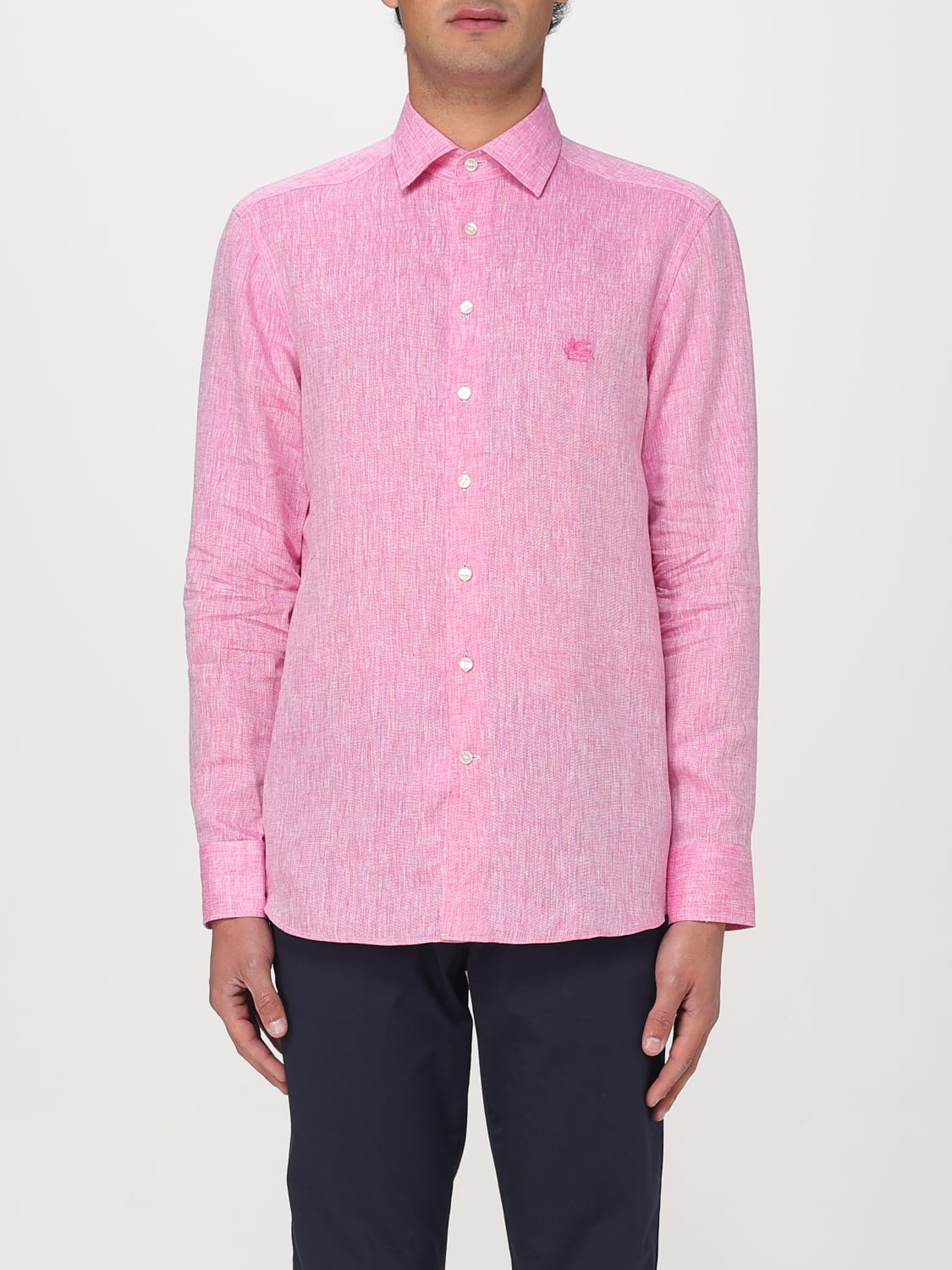 ETRO SHIRT: Shirt men Etro, Pink - Img 1